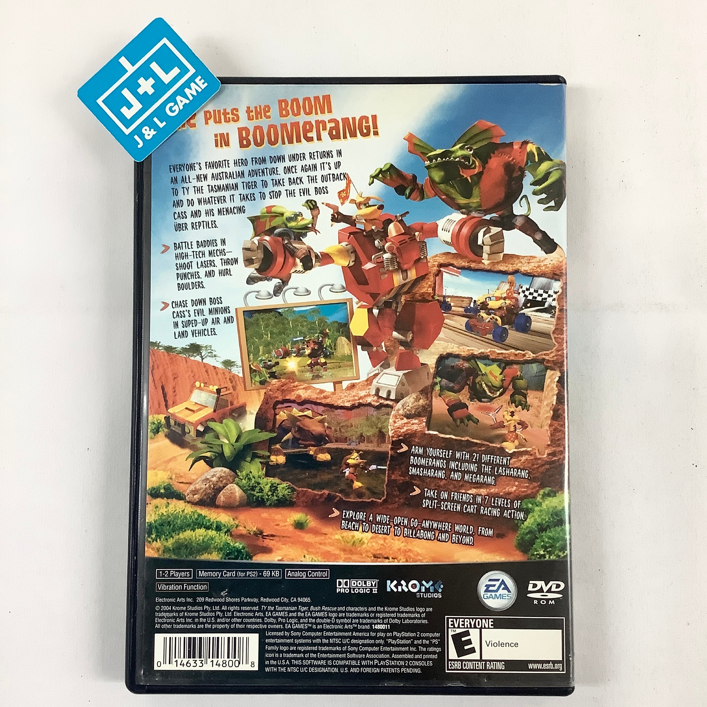 Ty the Tasmanian Tiger 2: Bush Rescue - (PS2) PlayStation 2 [Pre-Owned] Video Games EA Games   