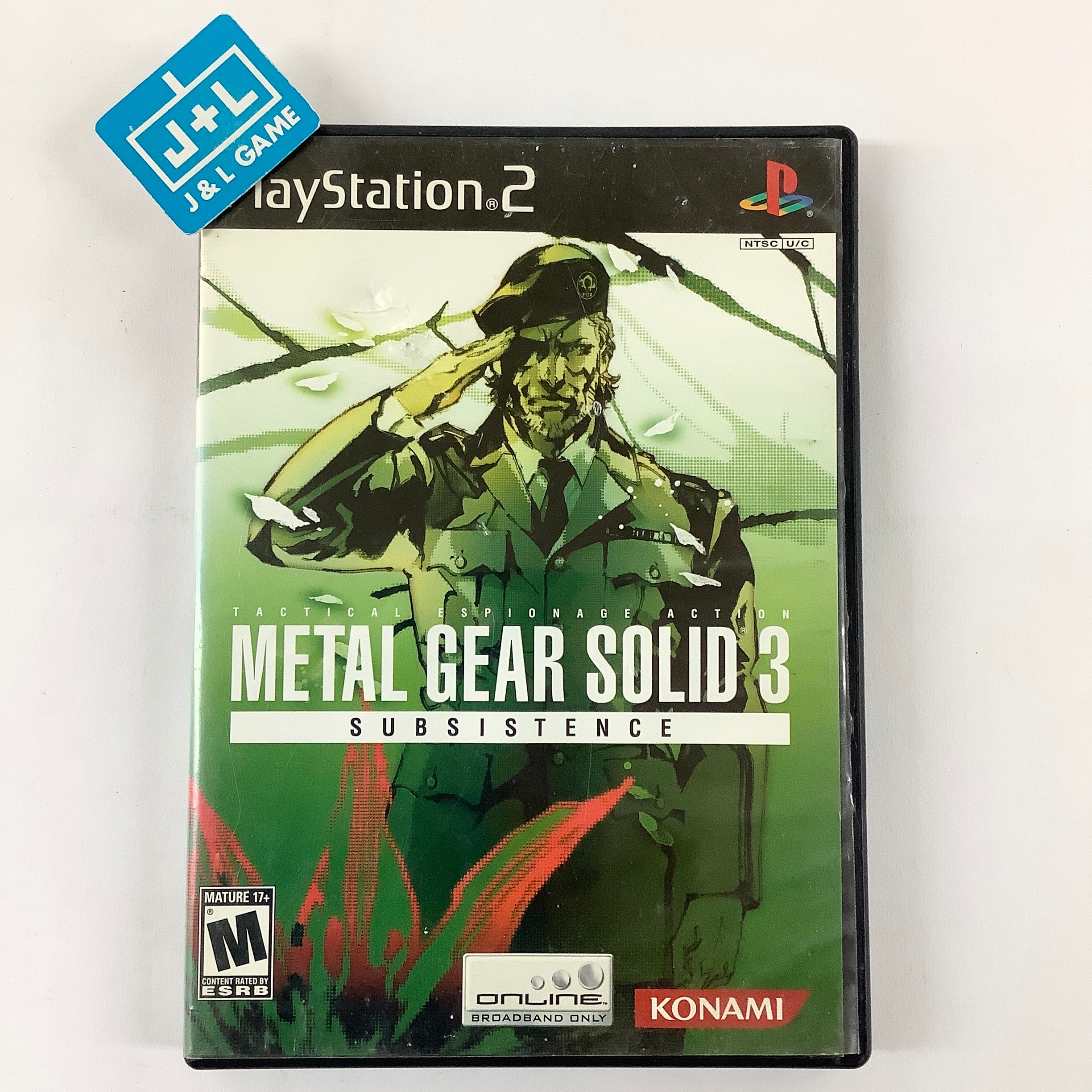 Metal Gear Solid 3: Subsistence - (PS2) PlayStation 2 [Pre-Owned] Video Games Konami   