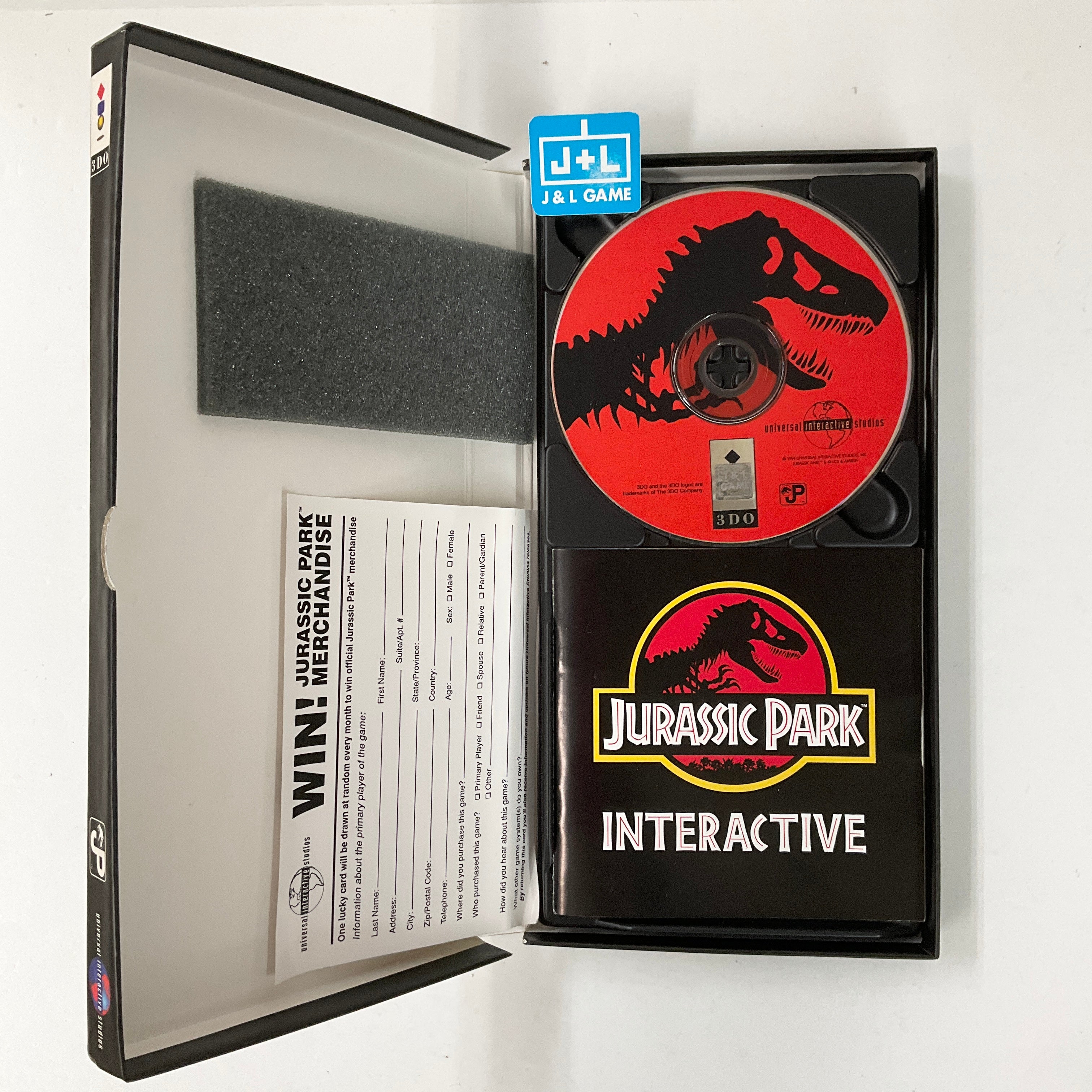Jurassic Park Interactive - 3DO Interactive Multiplayer  [Pre-Owned] Video Games Universal Interactive   
