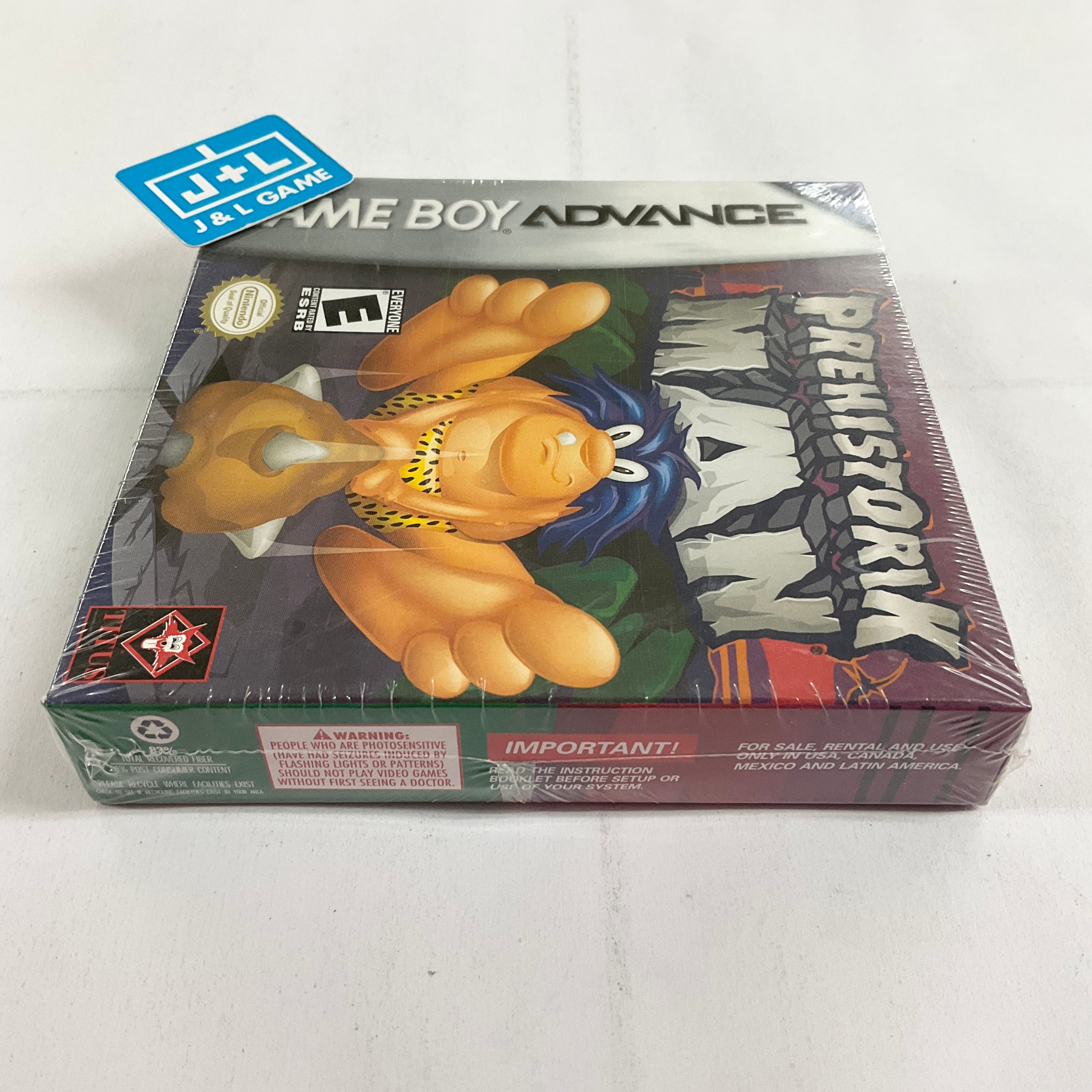 Prehistorik Man - (GBA) Game Boy Advance Video Games Titus Software   