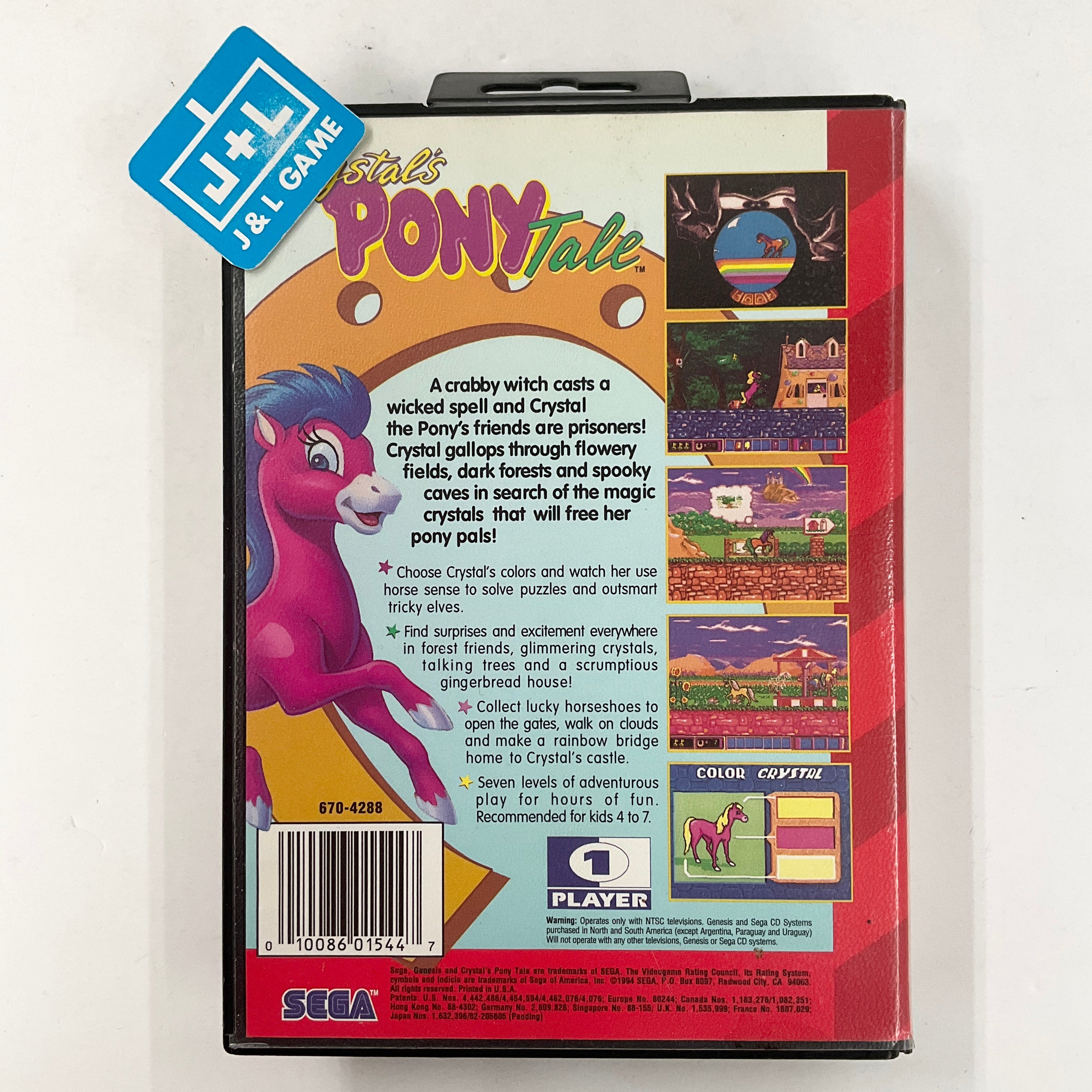 Crystal's Pony Tale - (SG) SEGA Genesis [Pre-Owned] Video Games Sega   