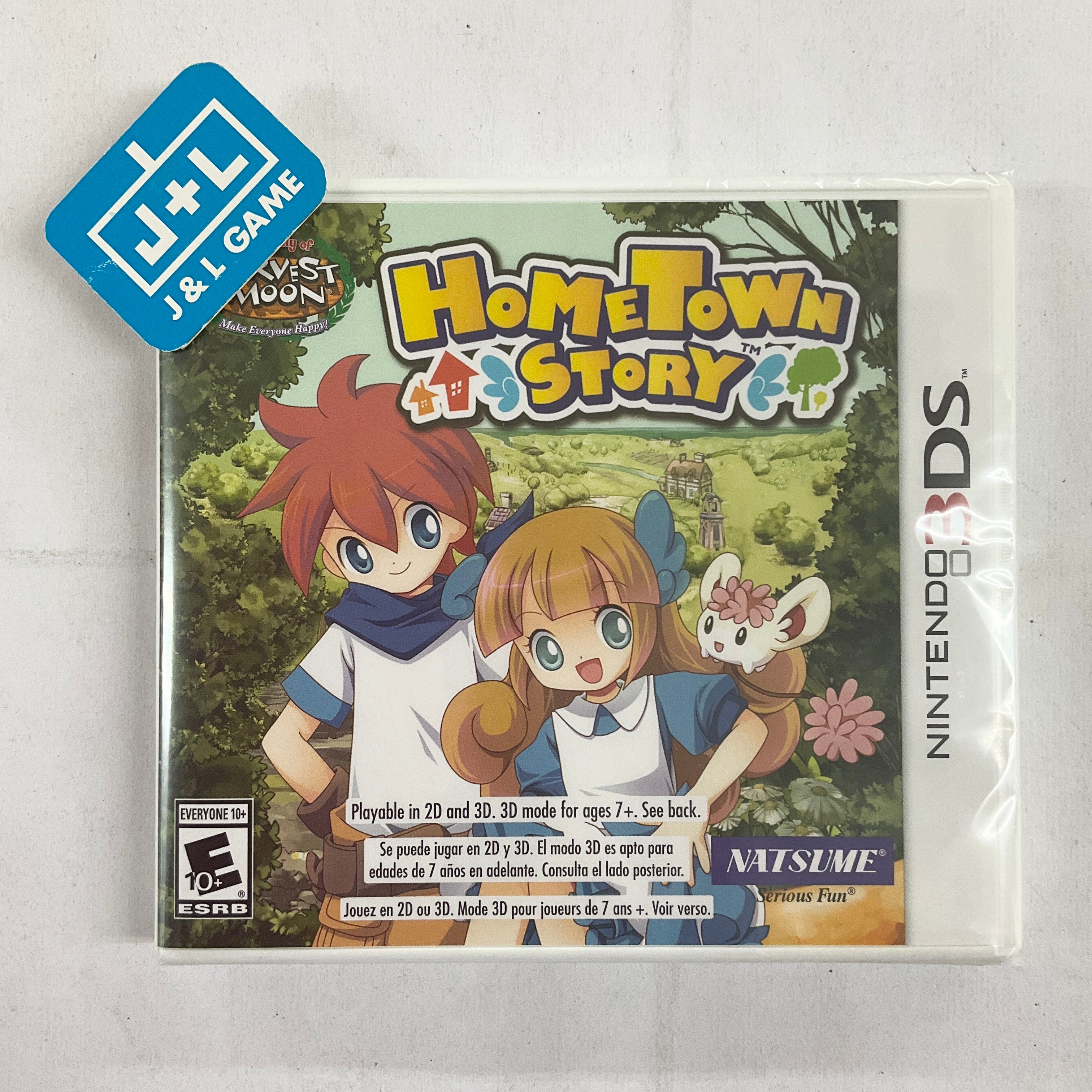 HomeTown Story (w/ Plush) - Nintendo 3DS Video Games Natsume   