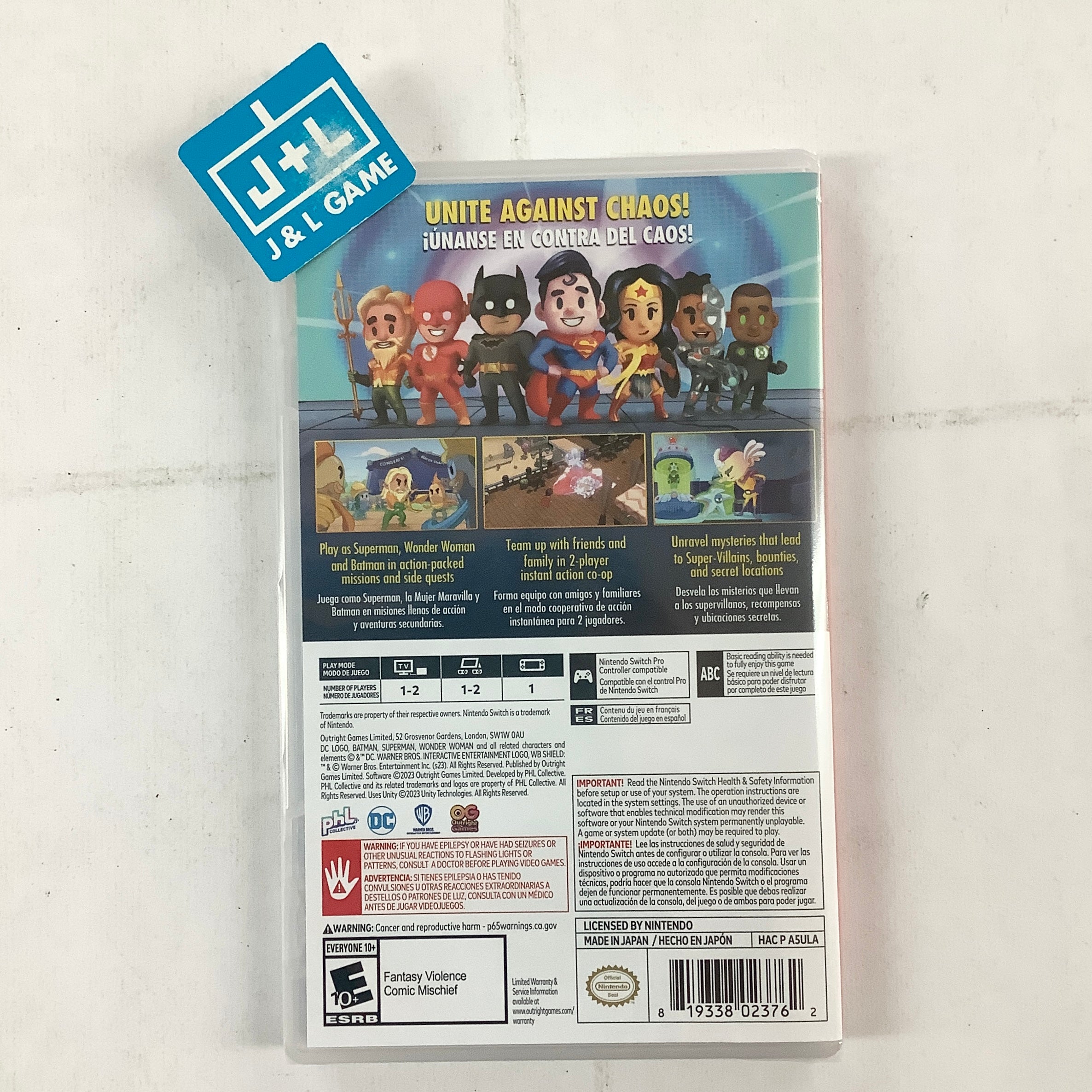 DC's Justice League: Cosmic Chaos - (NSW) Nintendo Switch Video Games Outright Games   