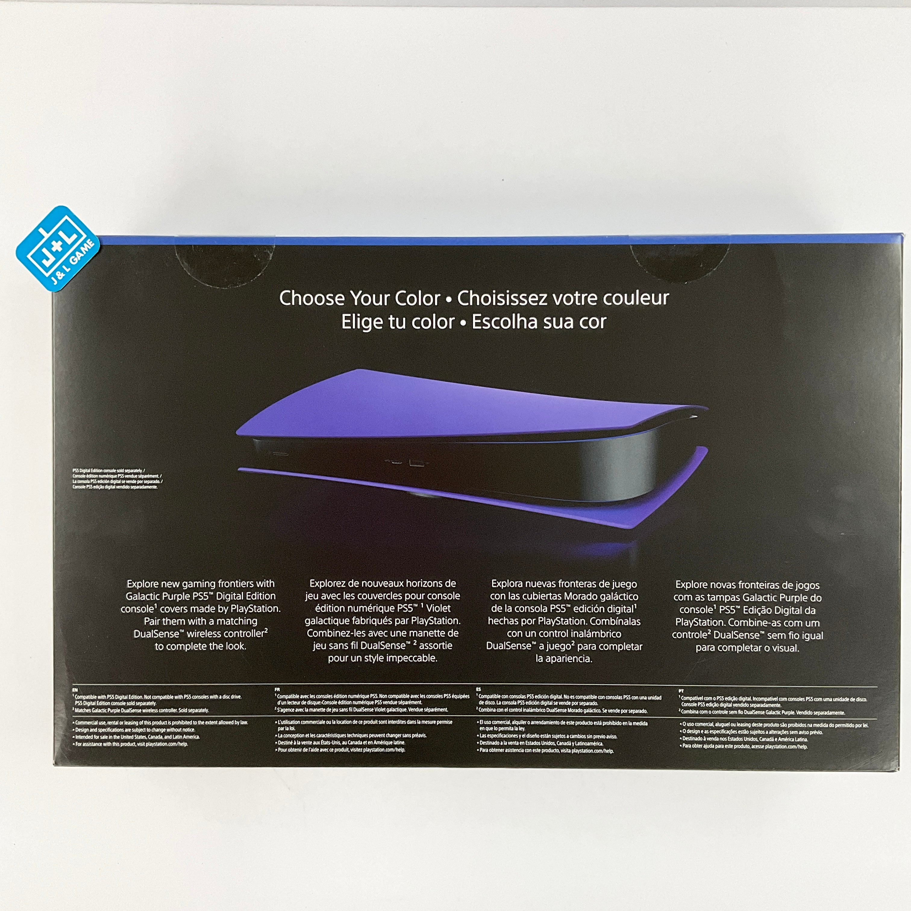 Sony PlayStation 5 DIGITAL Console Cover (Galactic Purple) - (PS5) Playstation 5 Accessories SONY   