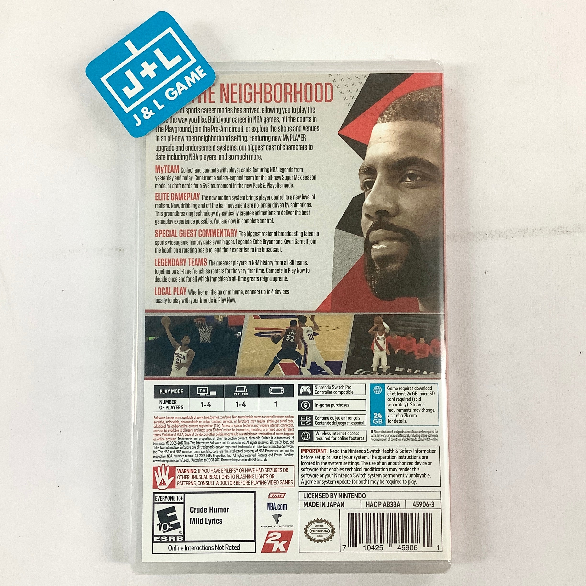 NBA 2K18 - (NSW) Nintendo Switch Video Games 2K Games   