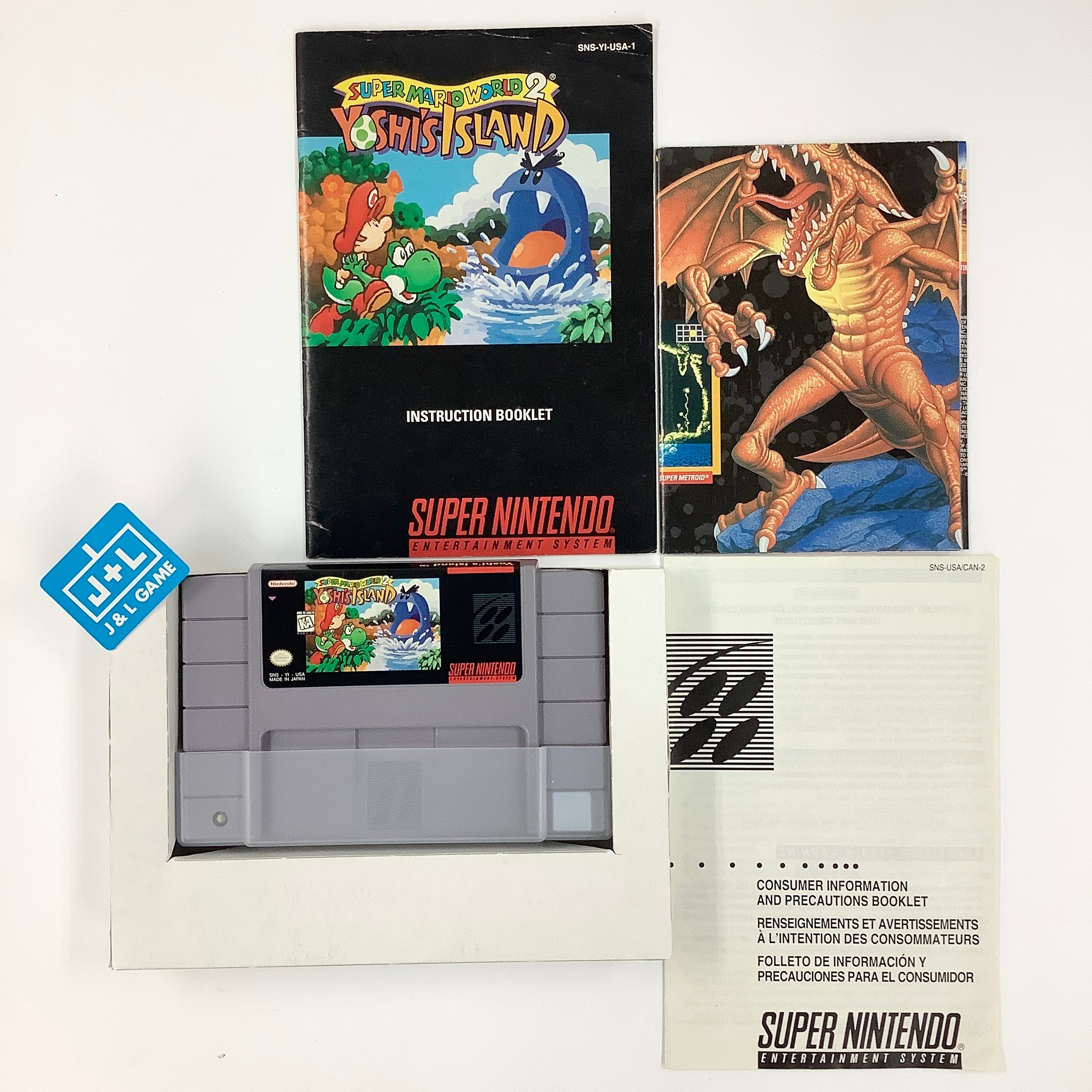 Super Mario World 2: Yoshi's Island - (SNES) Super Nintendo [Pre-Owned] Video Games Nintendo   