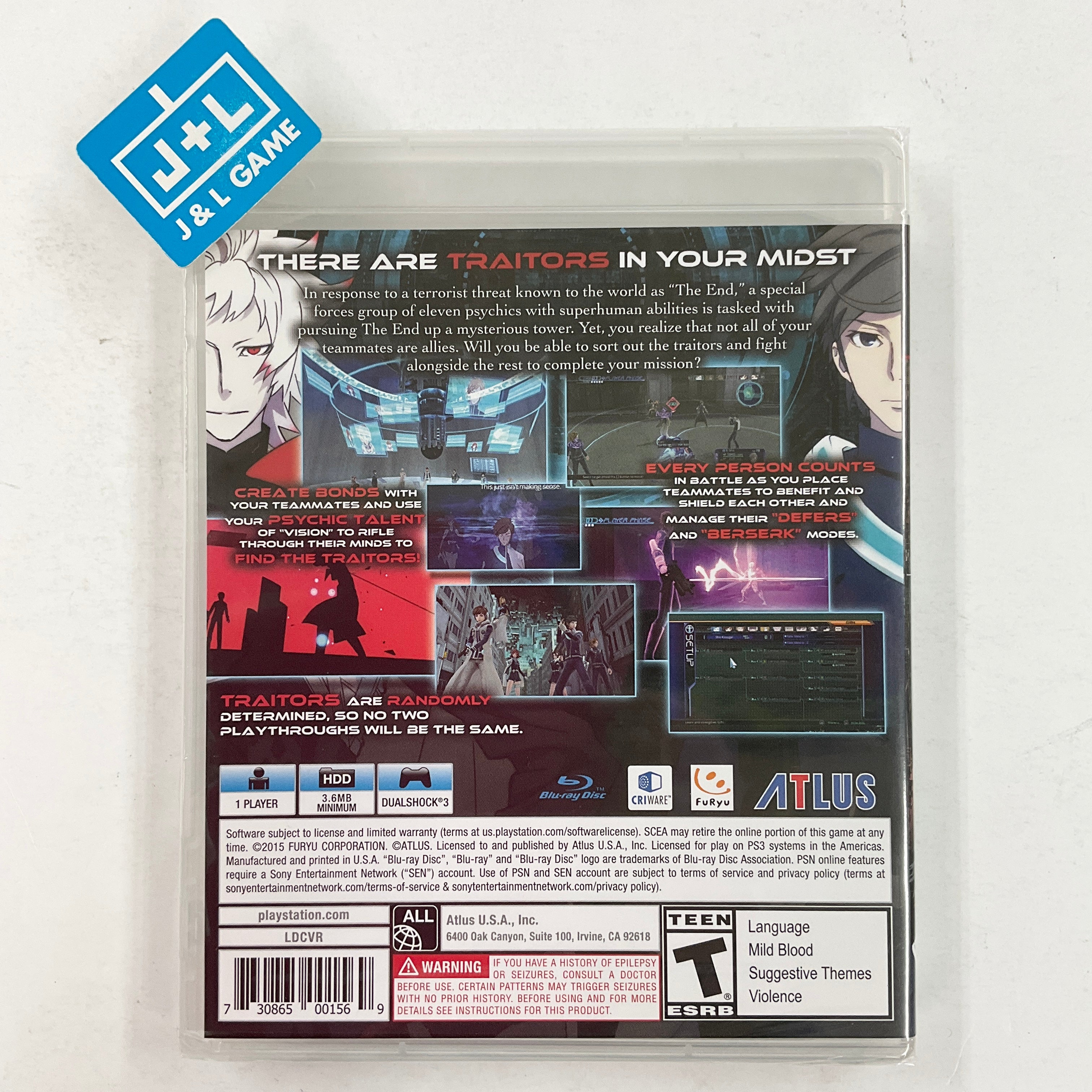 Lost Dimension - (PS3) PlayStation 3 Video Games Atlus   