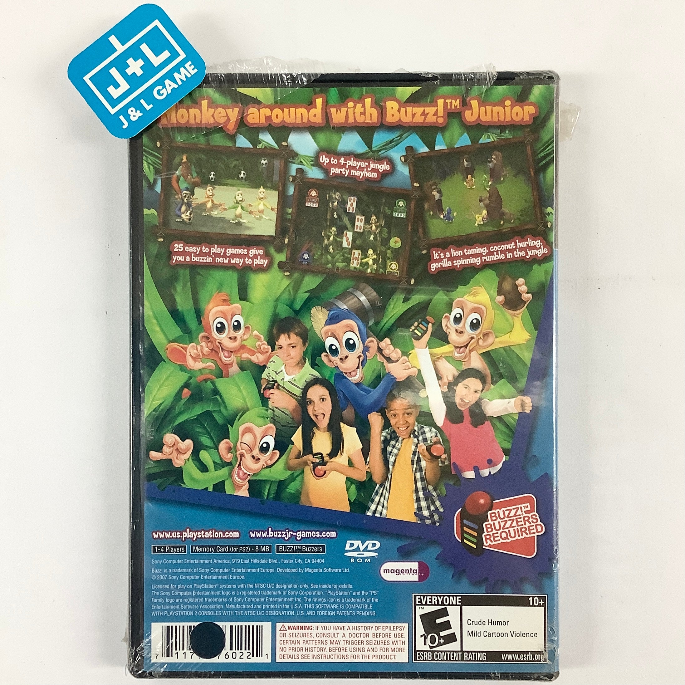 Buzz! Junior Jungle Party - (PS2) PlayStation 2 Video Games PlayStation   