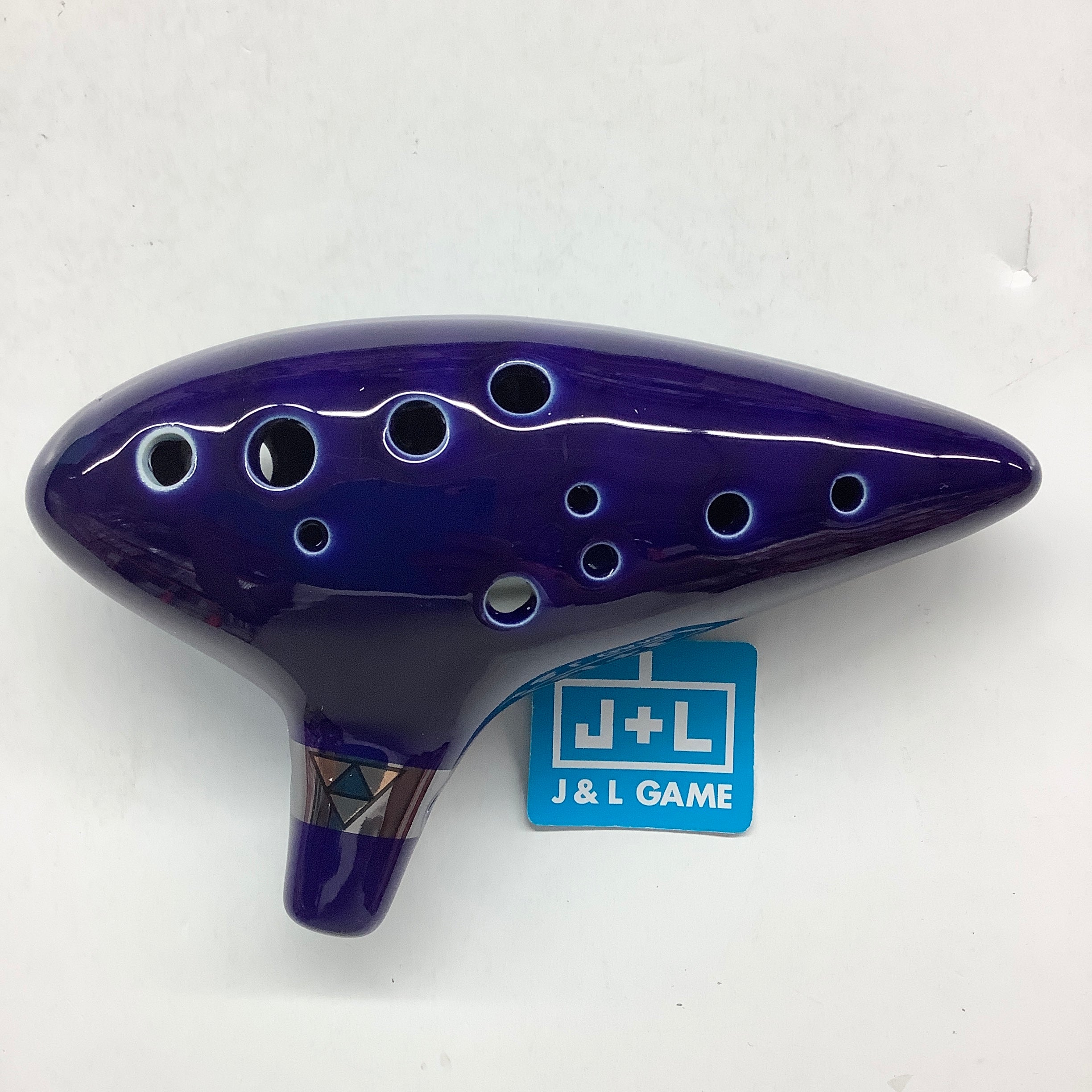 Ocarina 12-Hole Alto C Ceramic Piccolo, Musical Instrument with Display Stand Music Book Neck-Strap Bag Toys LIEKE   