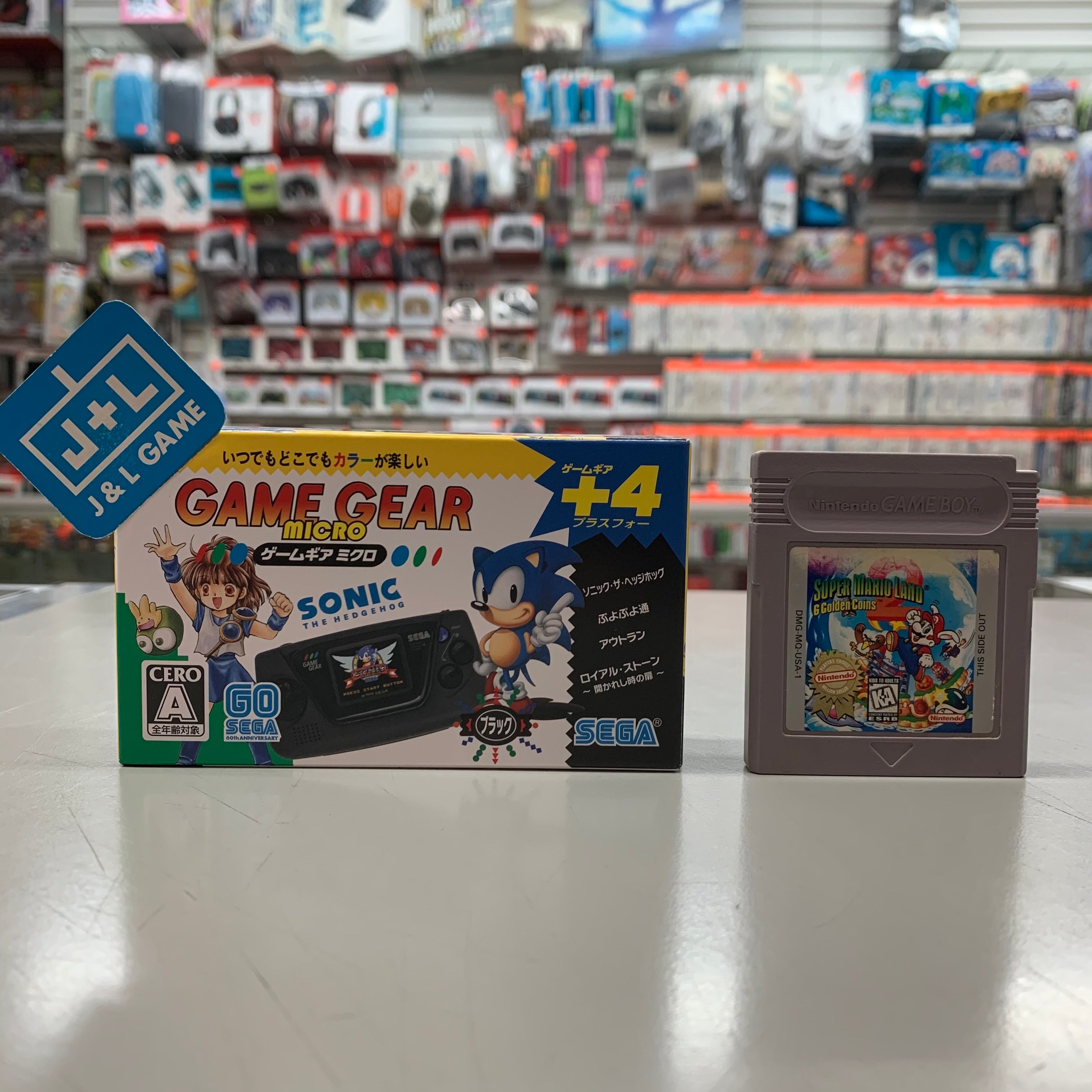Game Gear Micro (Black) - GameGear Consoles Sega   