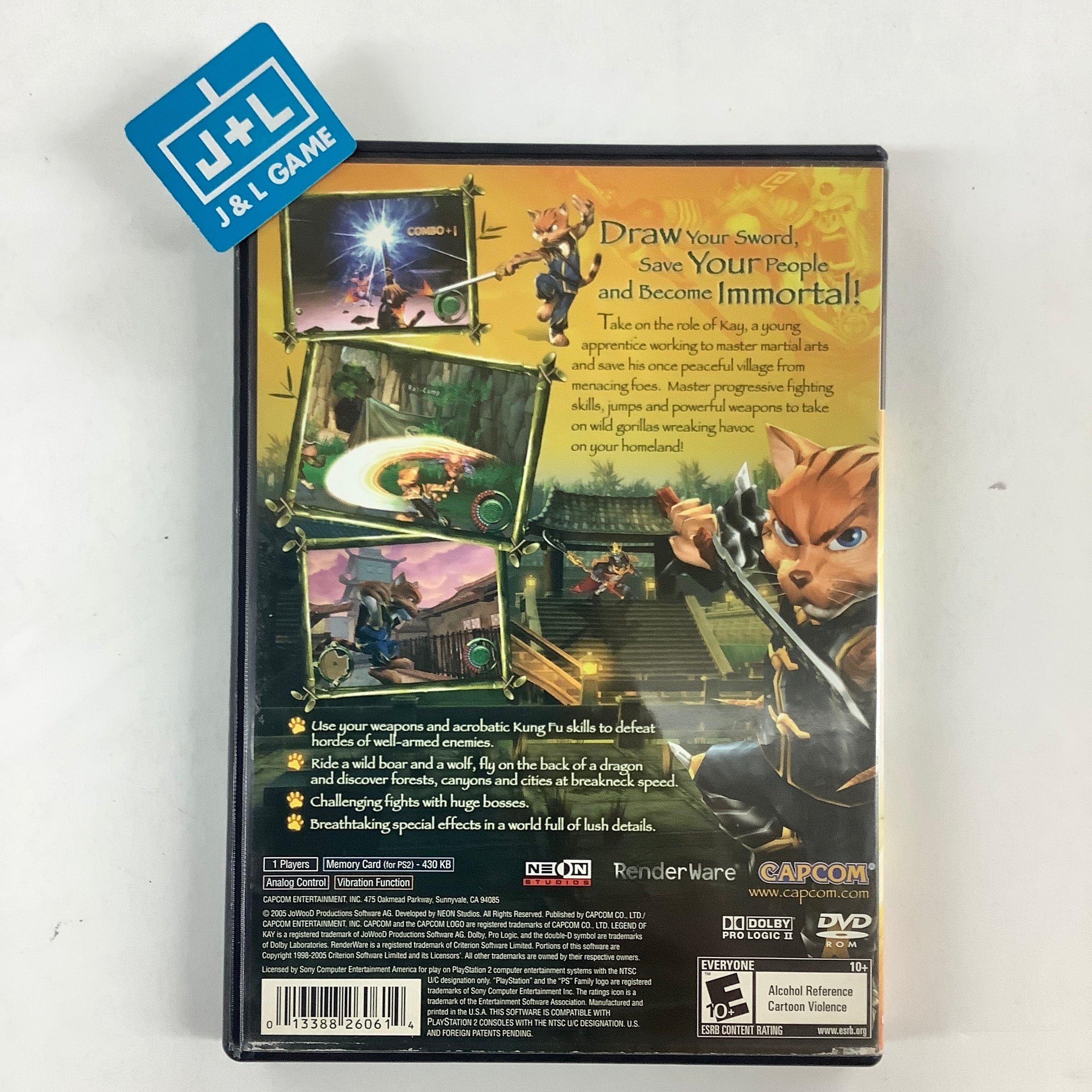 Legend of Kay - (PS2) PlayStation 2 [Pre-Owned] Video Games Capcom   