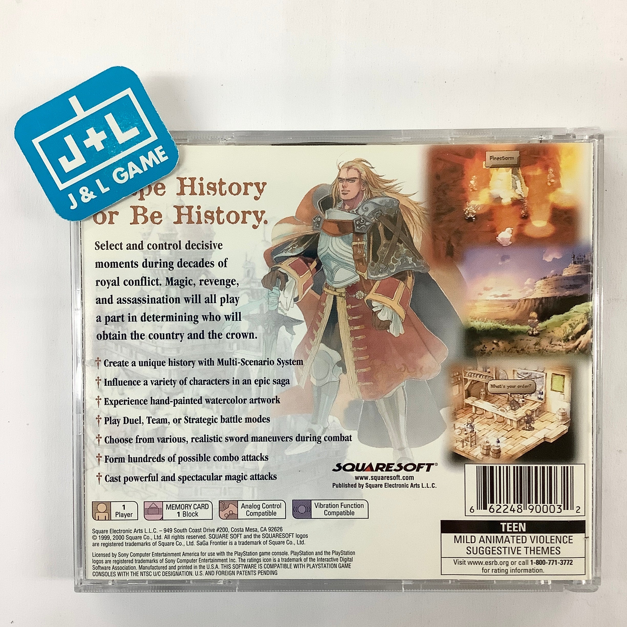 SaGa Frontier 2 - (PS1) PlayStation 1 [Pre-Owned] Video Games Square EA   