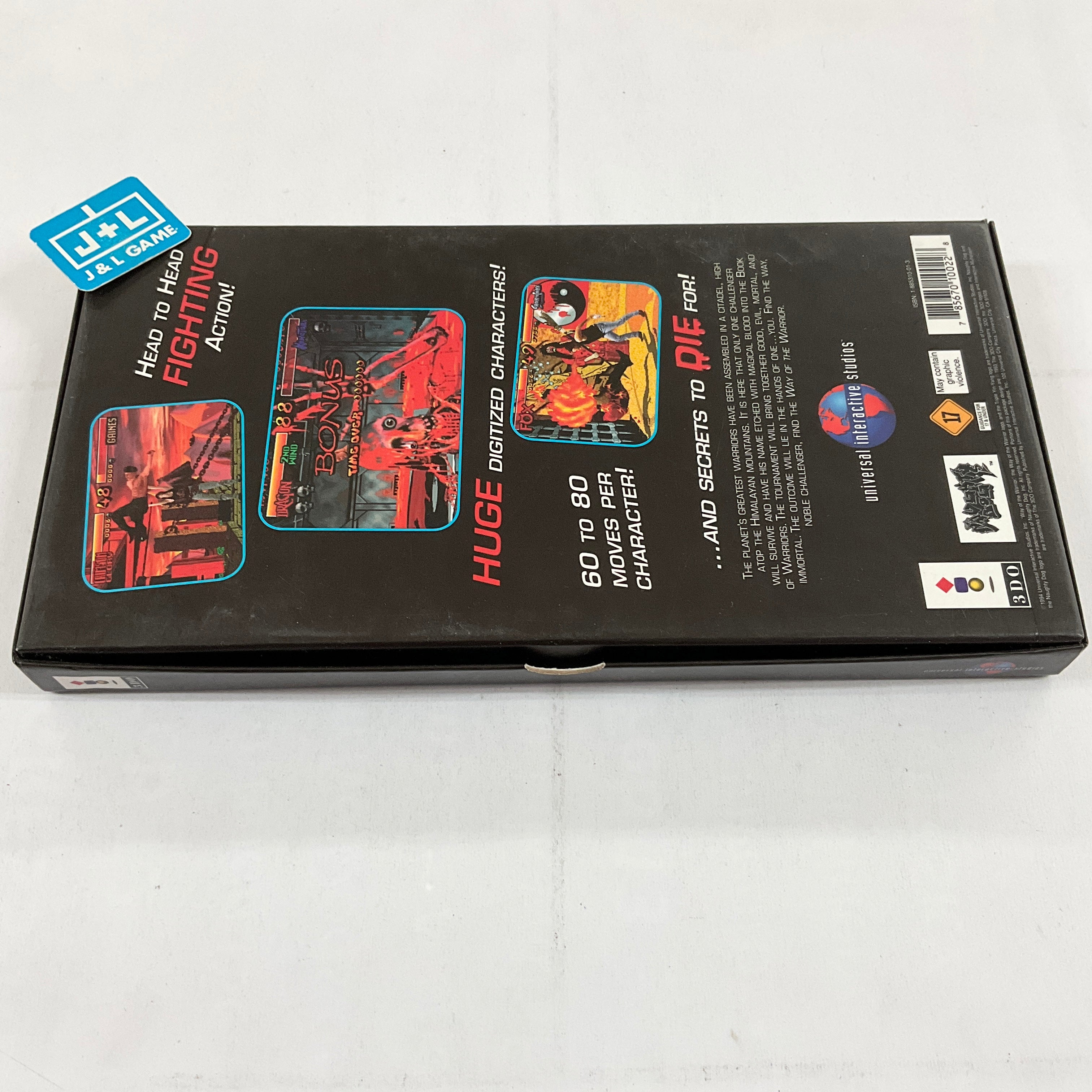 Way of the Warrior - 3DO Interactive Multiplayer [Pre-Owned] Video Games Universal Interactive Studios   