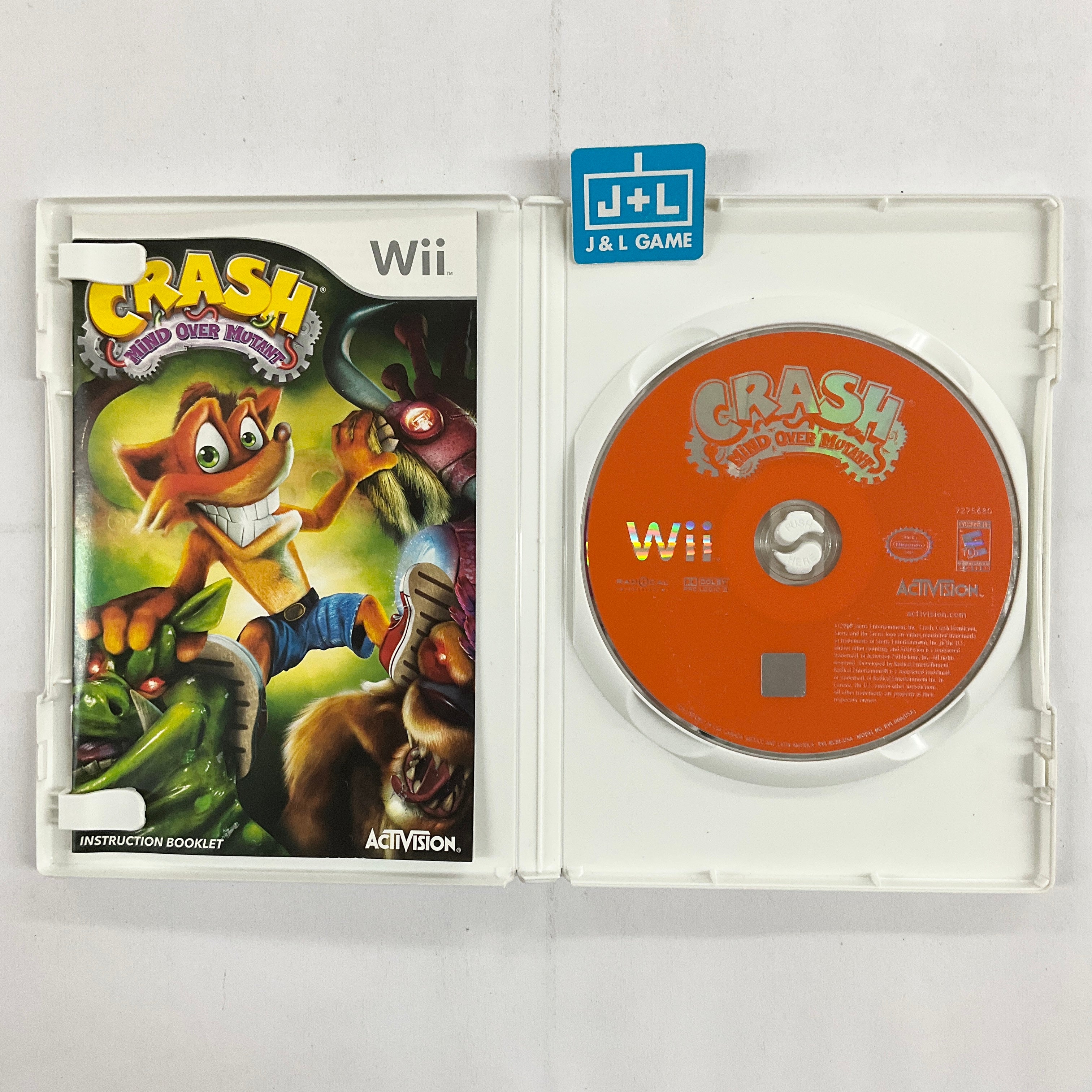 Crash: Mind Over Mutant - Nintendo Wii [Pre-Owned] Video Games Activision   