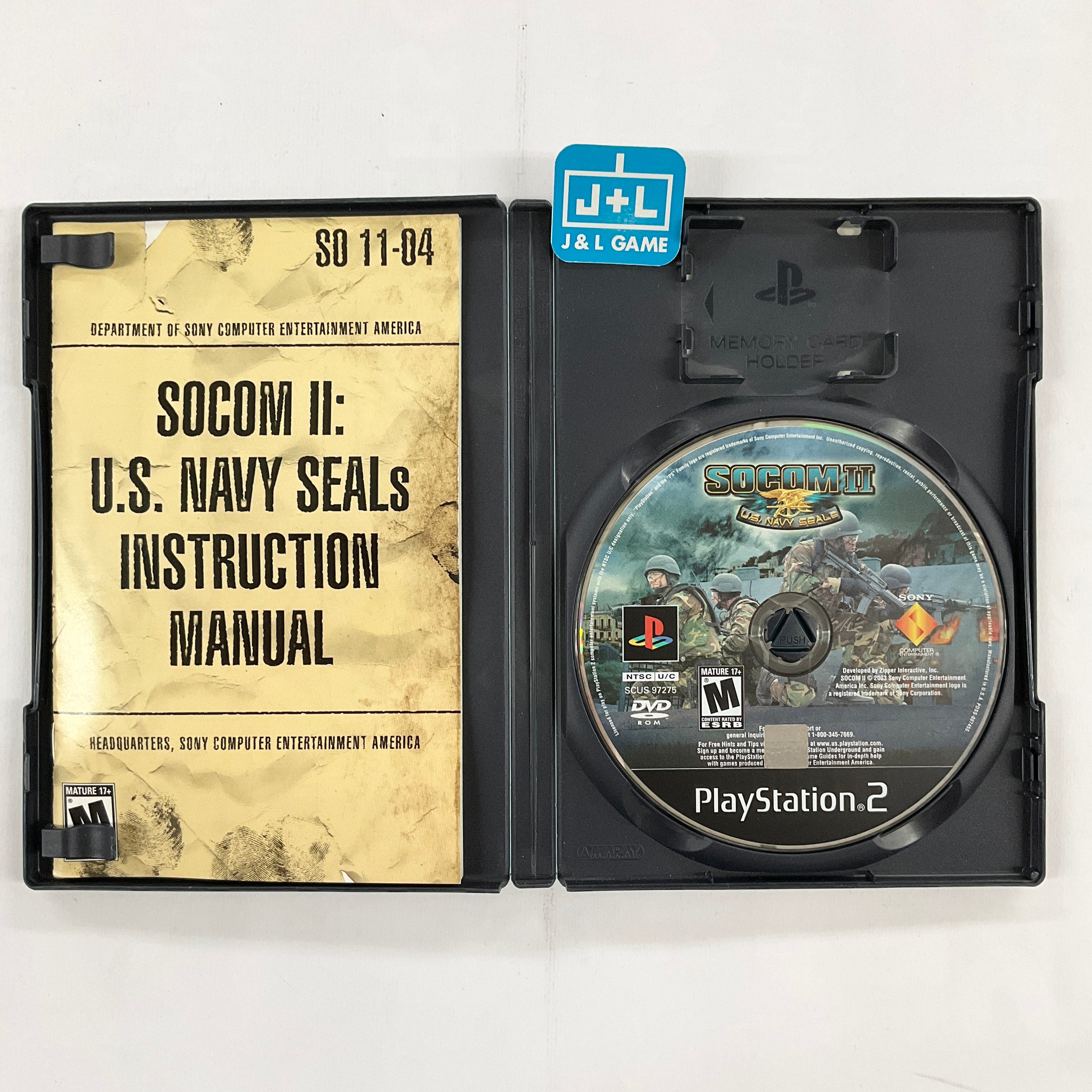 SOCOM II: U.S. Navy SEALs - (PS2) PlayStation 2 [Pre-Owned] Video Games SCEA   