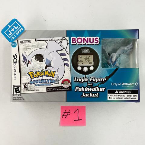 Pokemon SoulSilver Version (w/Bonus Figure & Pokewalker Jacket) (#1) - (NDS) Nintendo DS Video Games Nintendo   