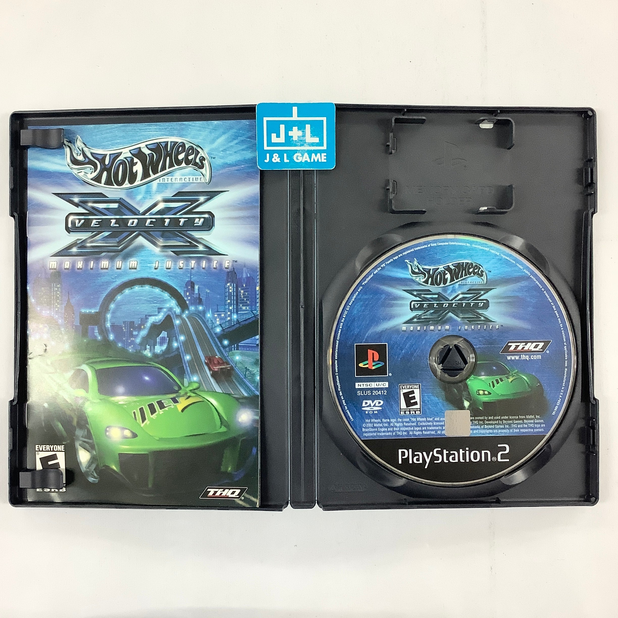Hot Wheels: Velocity X - (PS2) PlayStation 2 [Pre-Owned] Video Games THQ   
