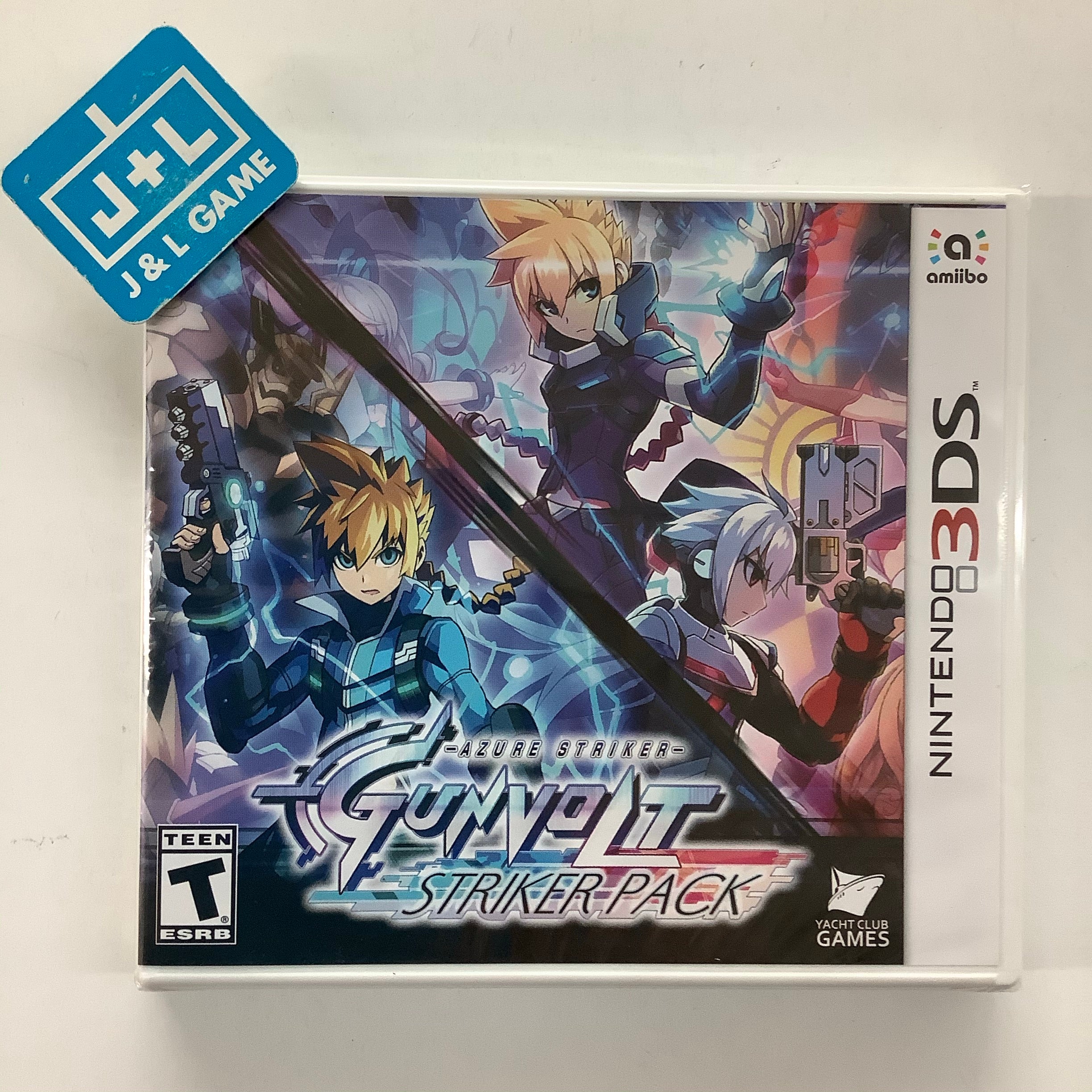 Azure Striker Gunvolt Striker Pack Nintendo 3DS J&L Game