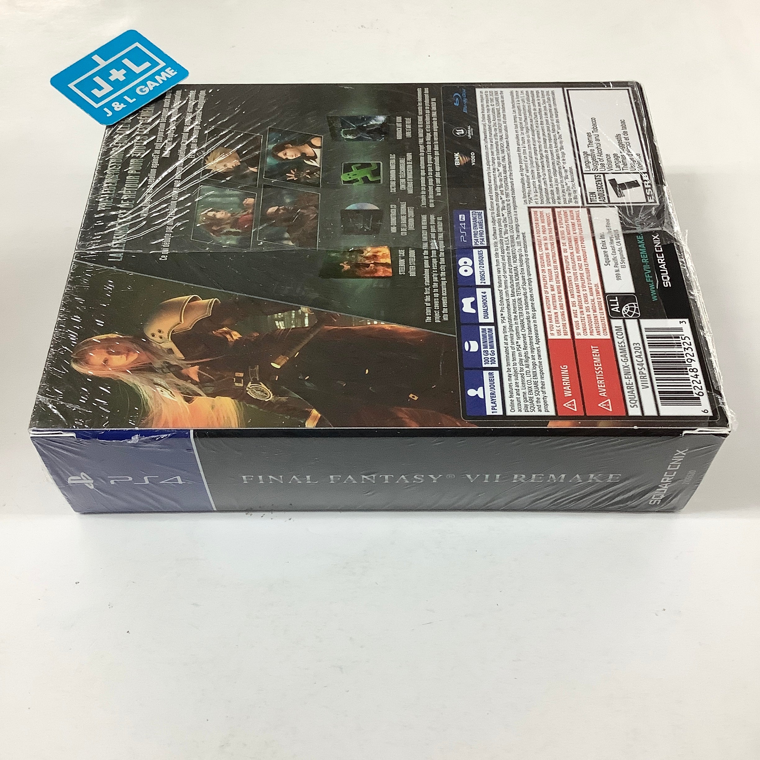 Final Fantasy VII Remake (Deluxe Edition) - (PS4) PlayStation 4 Video Games Square Enix   