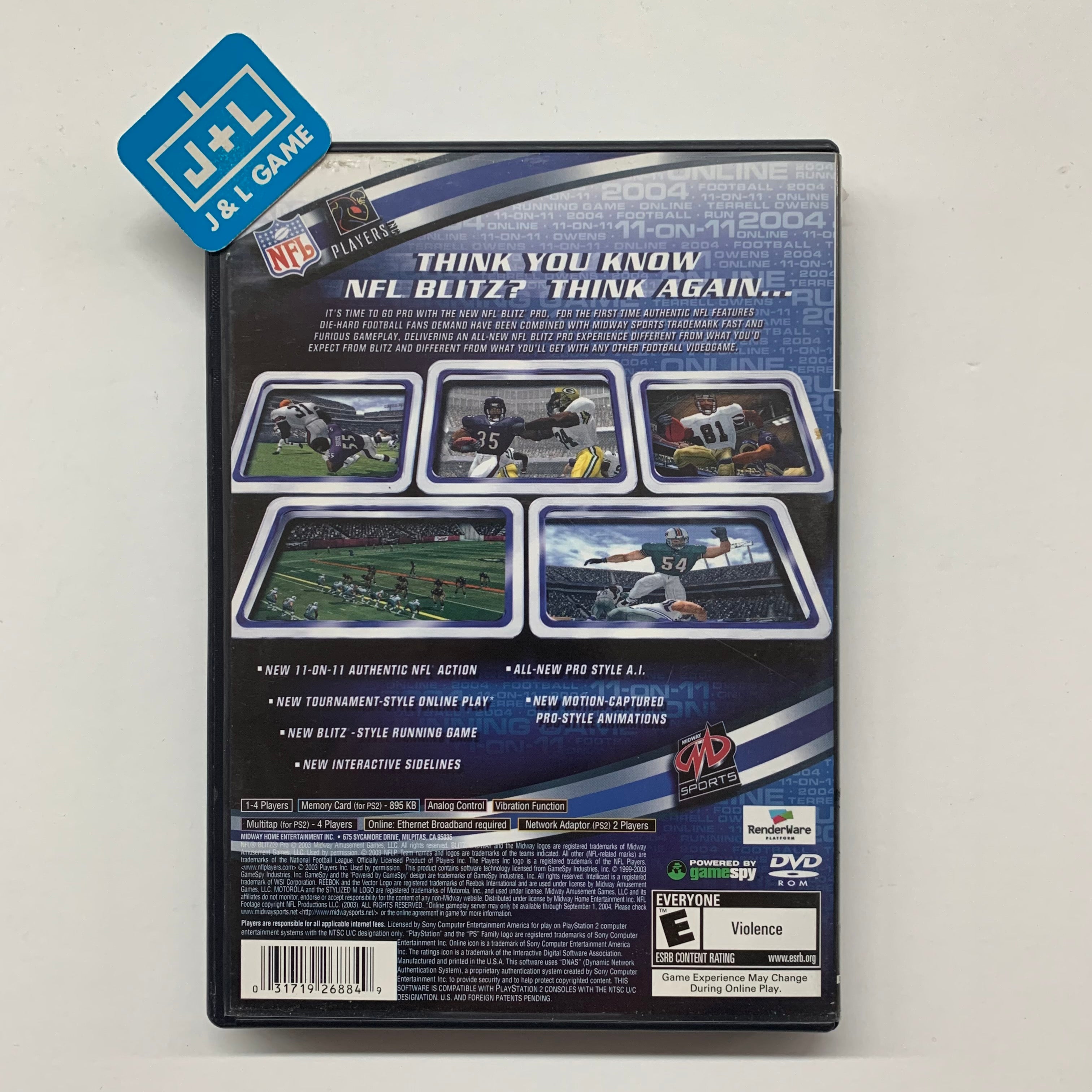NFL Blitz Pro - PlayStation 2 [Pre-Onwed] Video Games Midway   