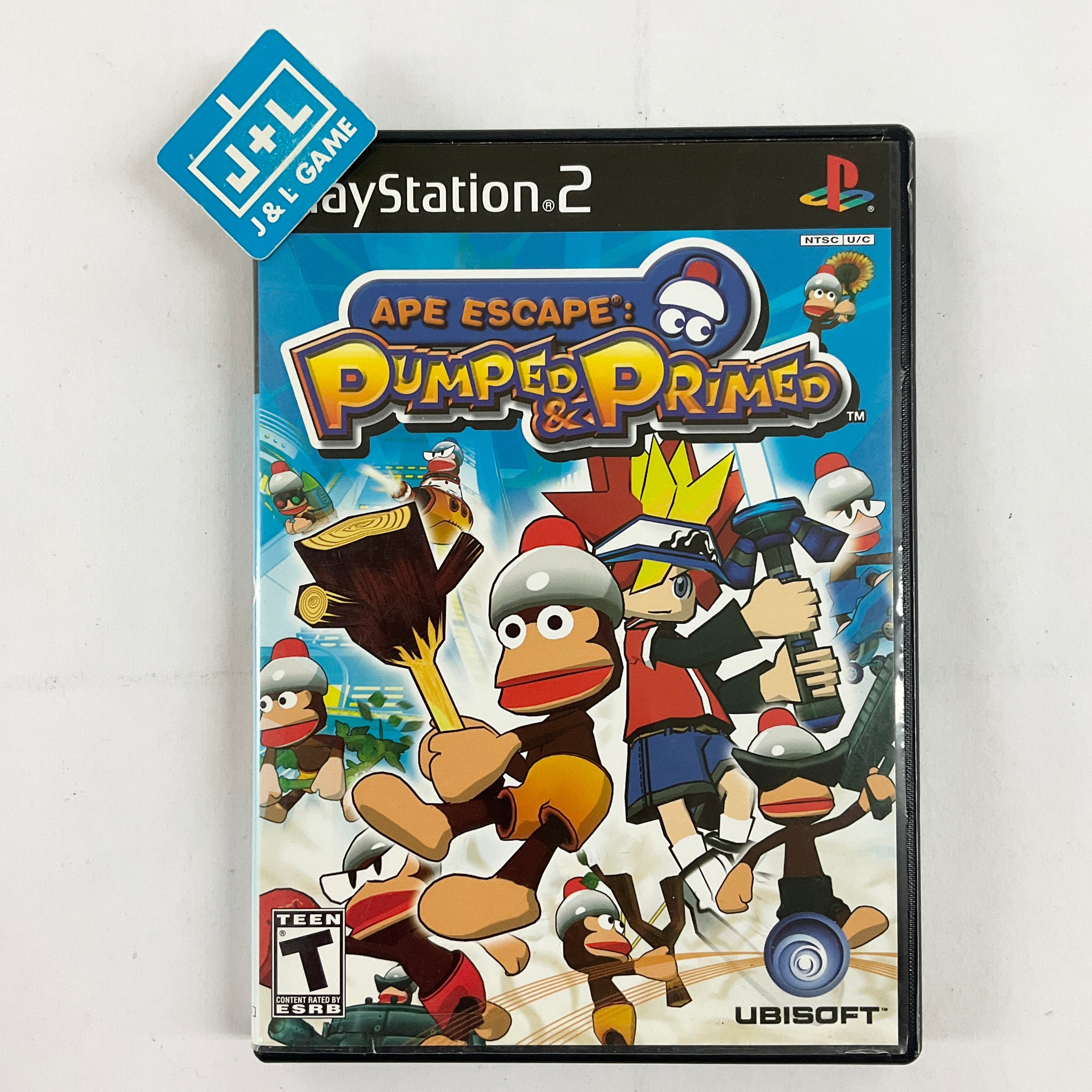 Ape Escape: Pumped & Primed - (PS2) PlayStation 2 [Pre-Owned] Video Games SCEI   