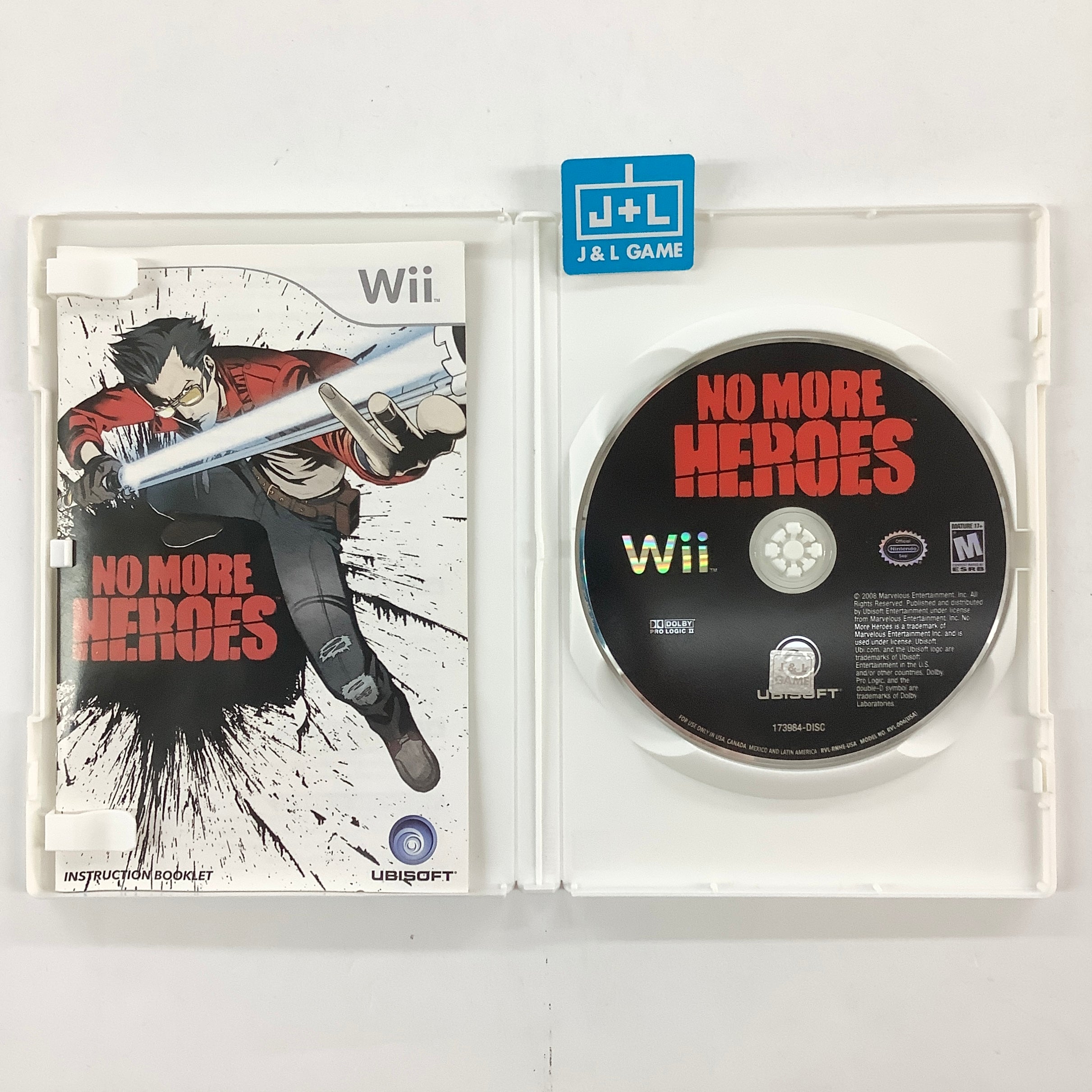 No More Heroes - Nintendo Wii [Pre-Owned] Video Games Ubisoft   