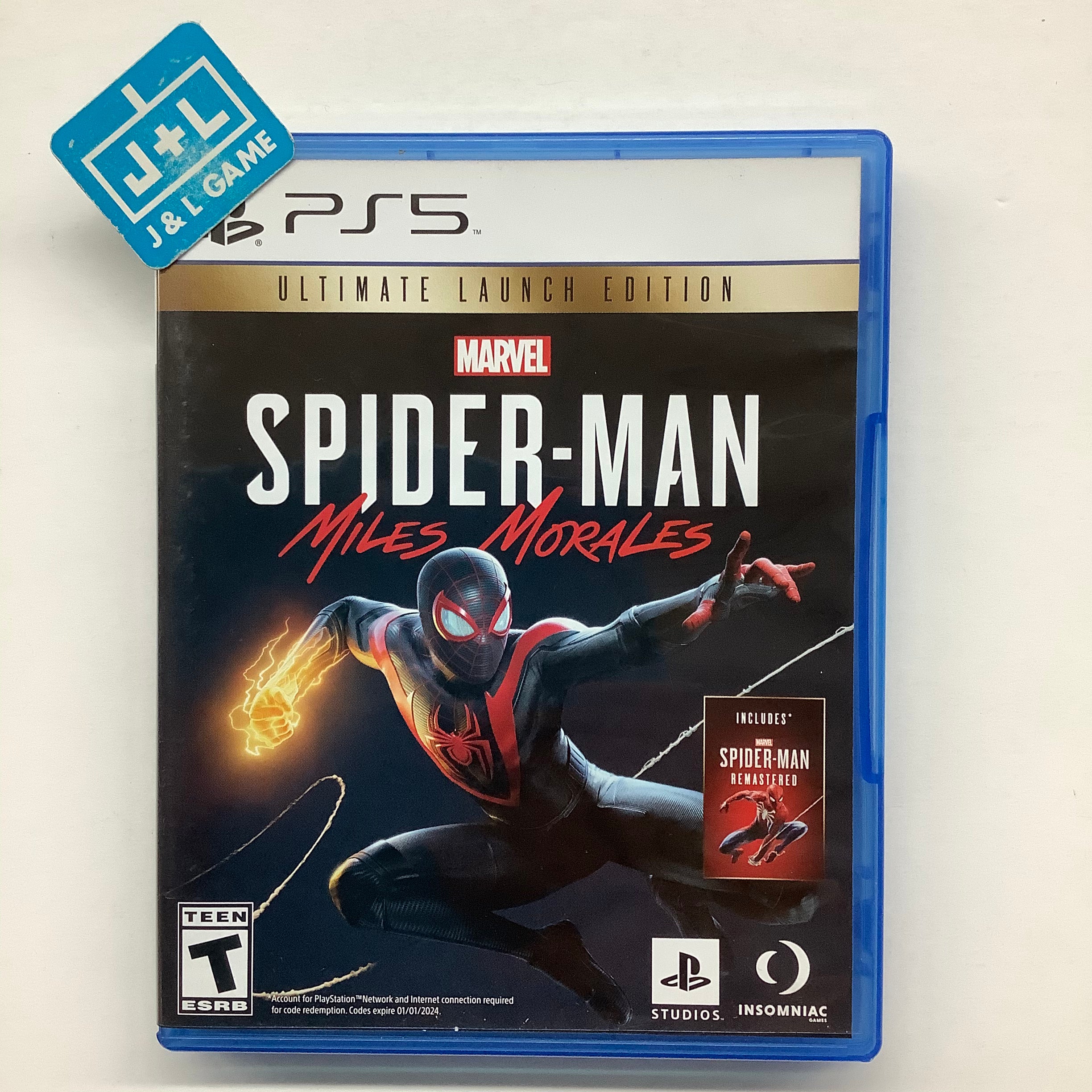 Marvel's Spider-Man: Miles Morales Ultimate Launch Edition – (PS5) PlayStation 5 [Pre-Owned] Video Games PlayStation   