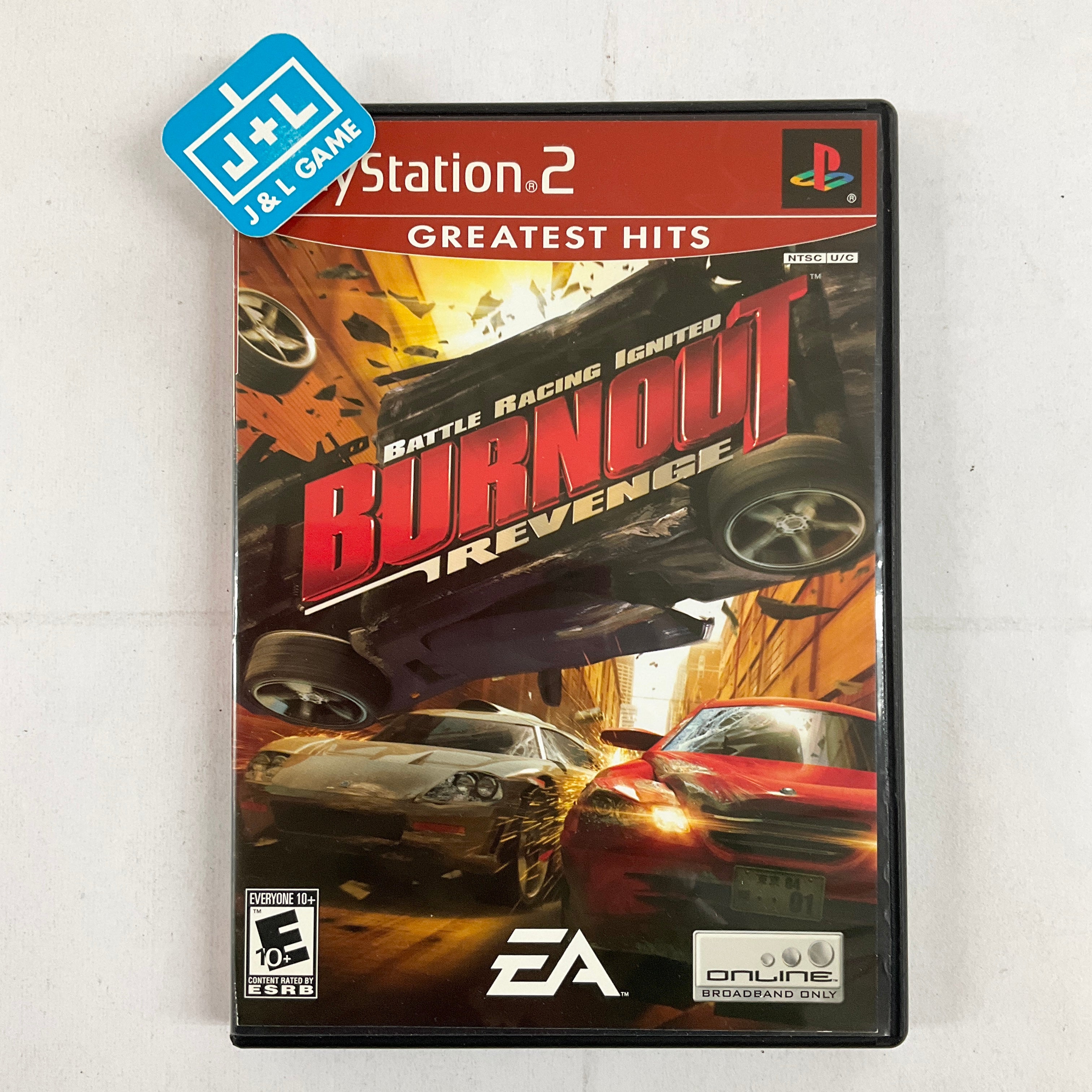Burnout Revenge (Greatest Hits) - (PS2) PlayStation 2 [Pre-Owned] Video Games Electronic Arts   