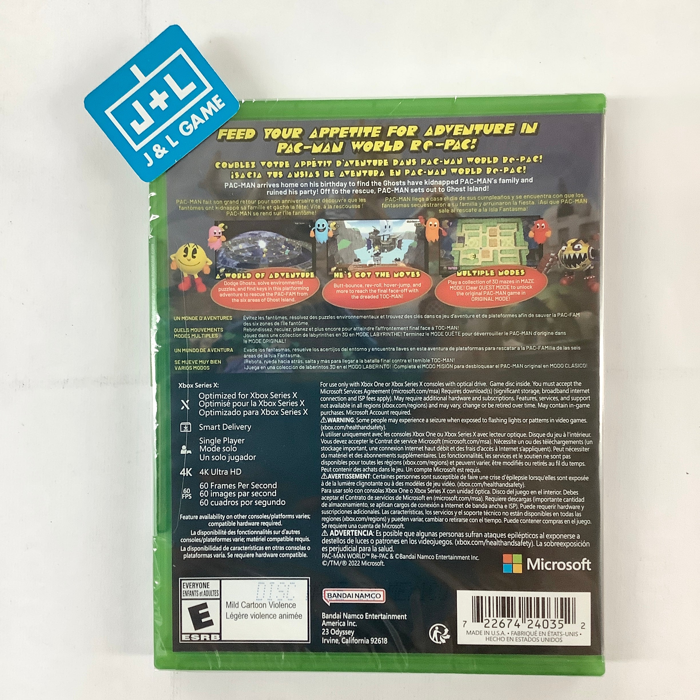 Pac-Man World: Re-PAC - (XSX) Xbox Series X Video Games BANDAI NAMCO Entertainment   