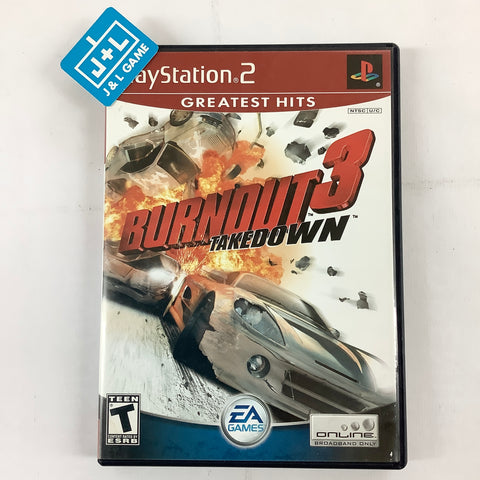 Burnout 3: Takedown (Greatest Hits) - (PS2) PlayStation 2 [Pre-Owned] Video Games Electronic Arts   