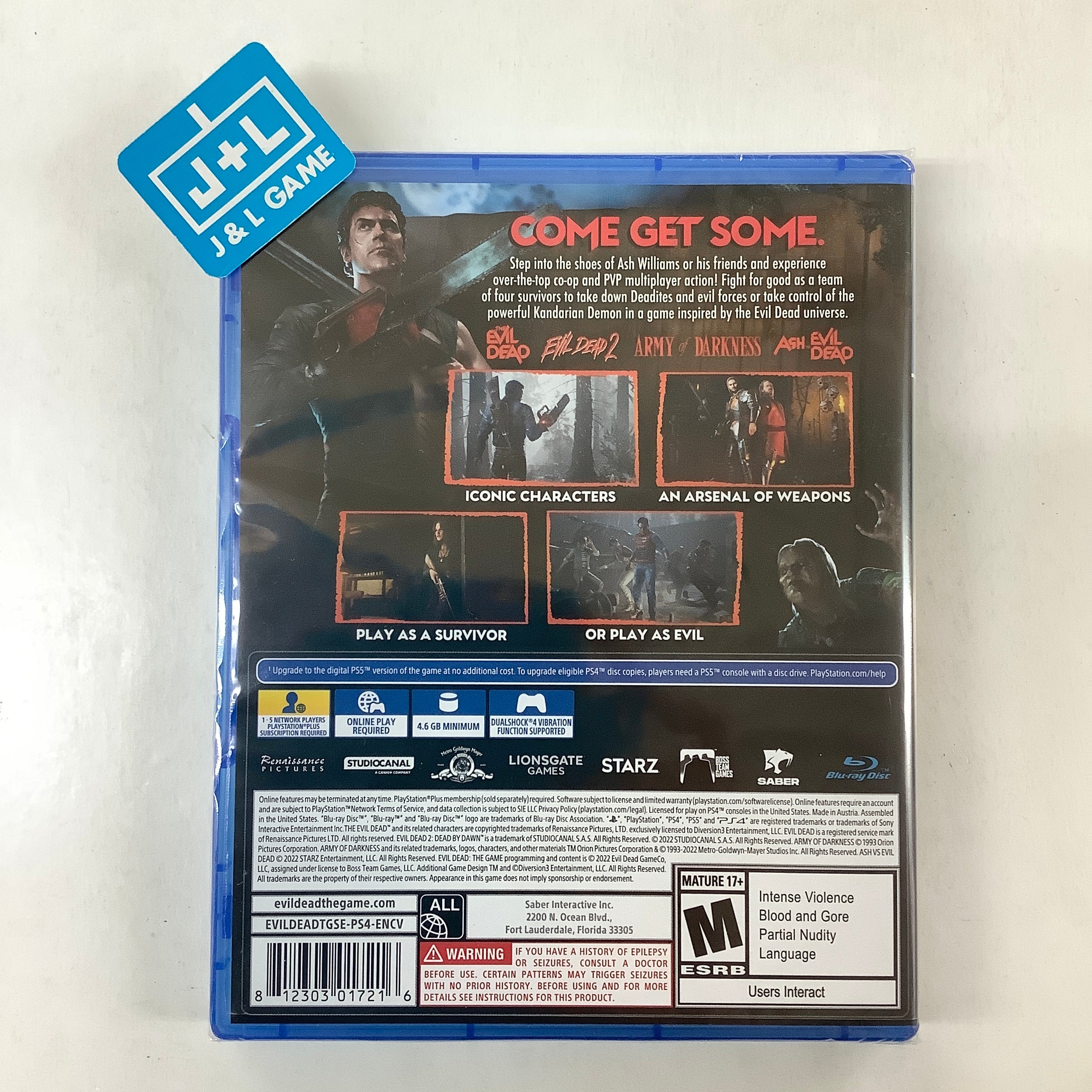Evil Dead: The Game - (PS4) PlayStation 4 Video Games Nighthawk   
