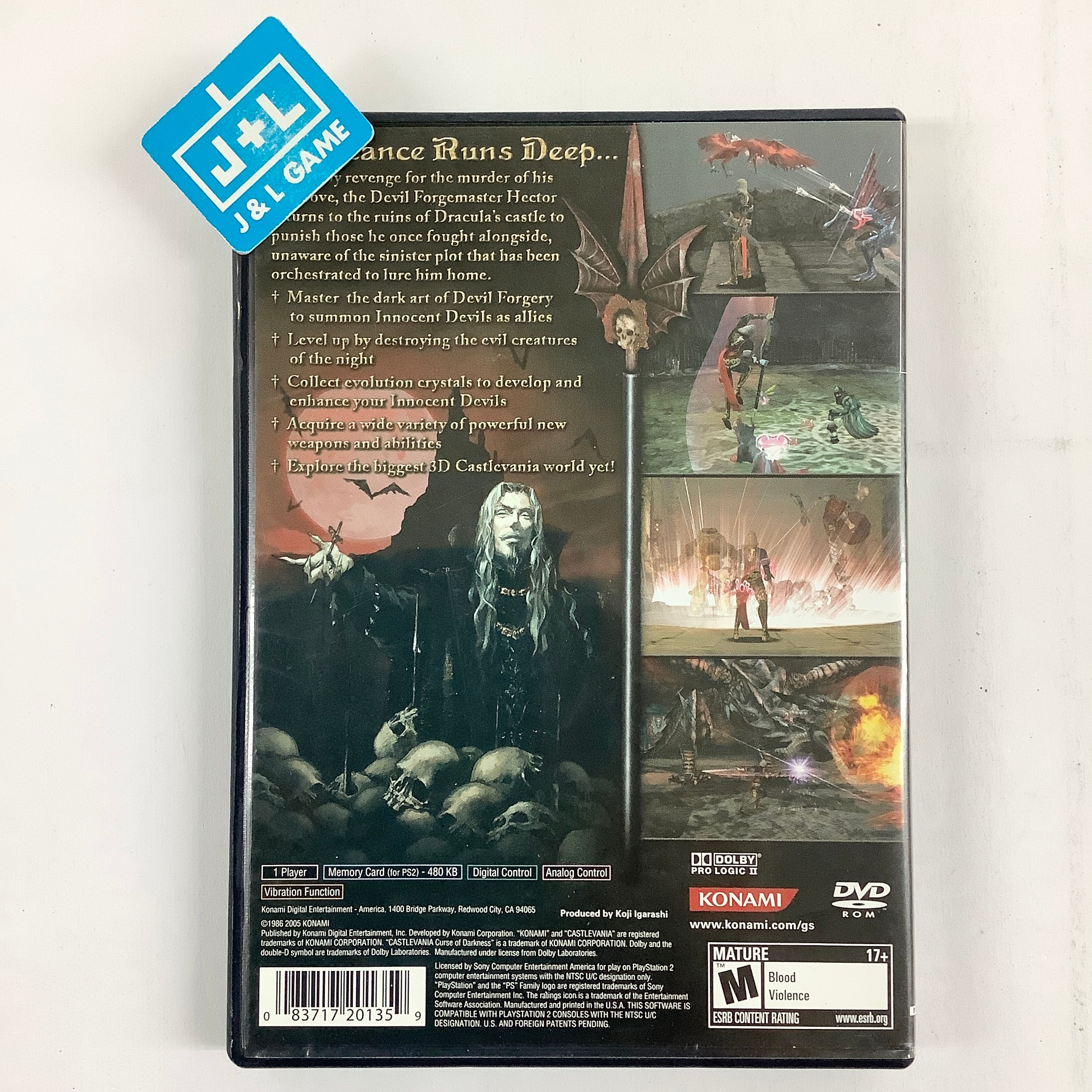 Castlevania: Curse of Darkness - (PS2) PlayStation 2 [Pre-Owned] Video Games Konami   