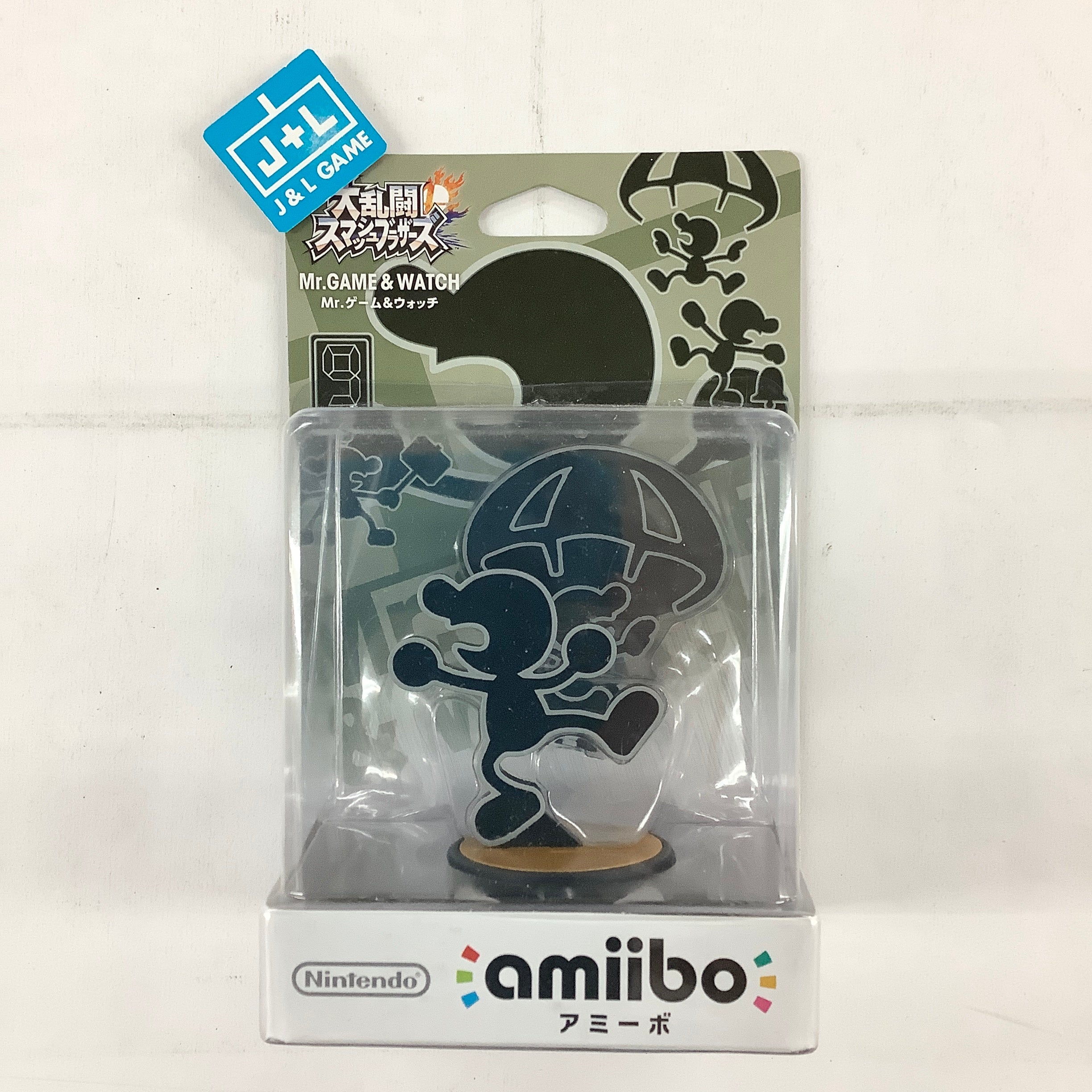 amiibo Mr.ゲーム&ウォッチ+アイスクライマー 2点セット【未使用品】 amiibo Mr.ゲーム＆ウォッチ（大乱闘スマッシュブラザーズ