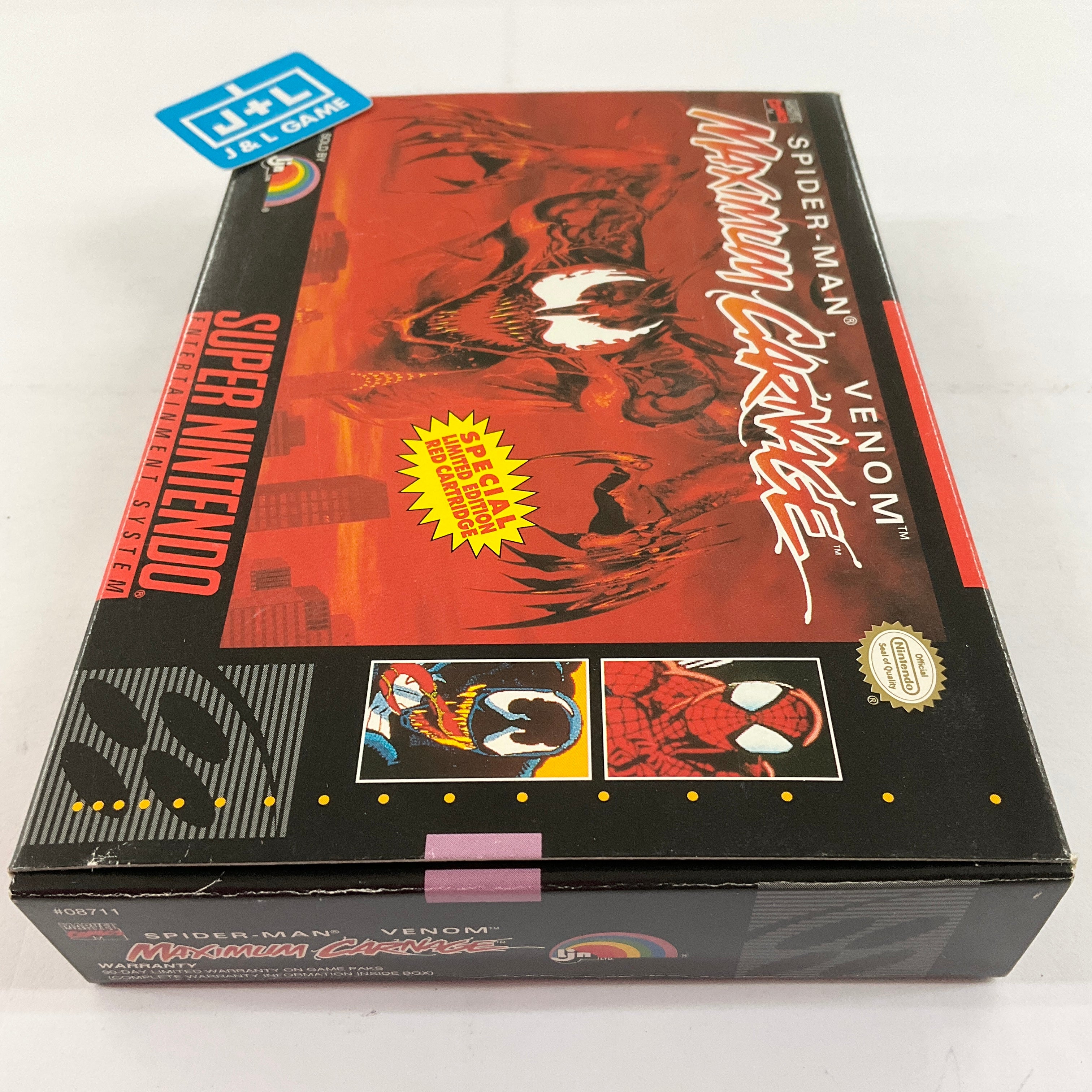 Spider-Man & Venom: Maximum Carnage - (SNES) Super Nintendo [Pre-Owned] Video Games LJN Ltd.   