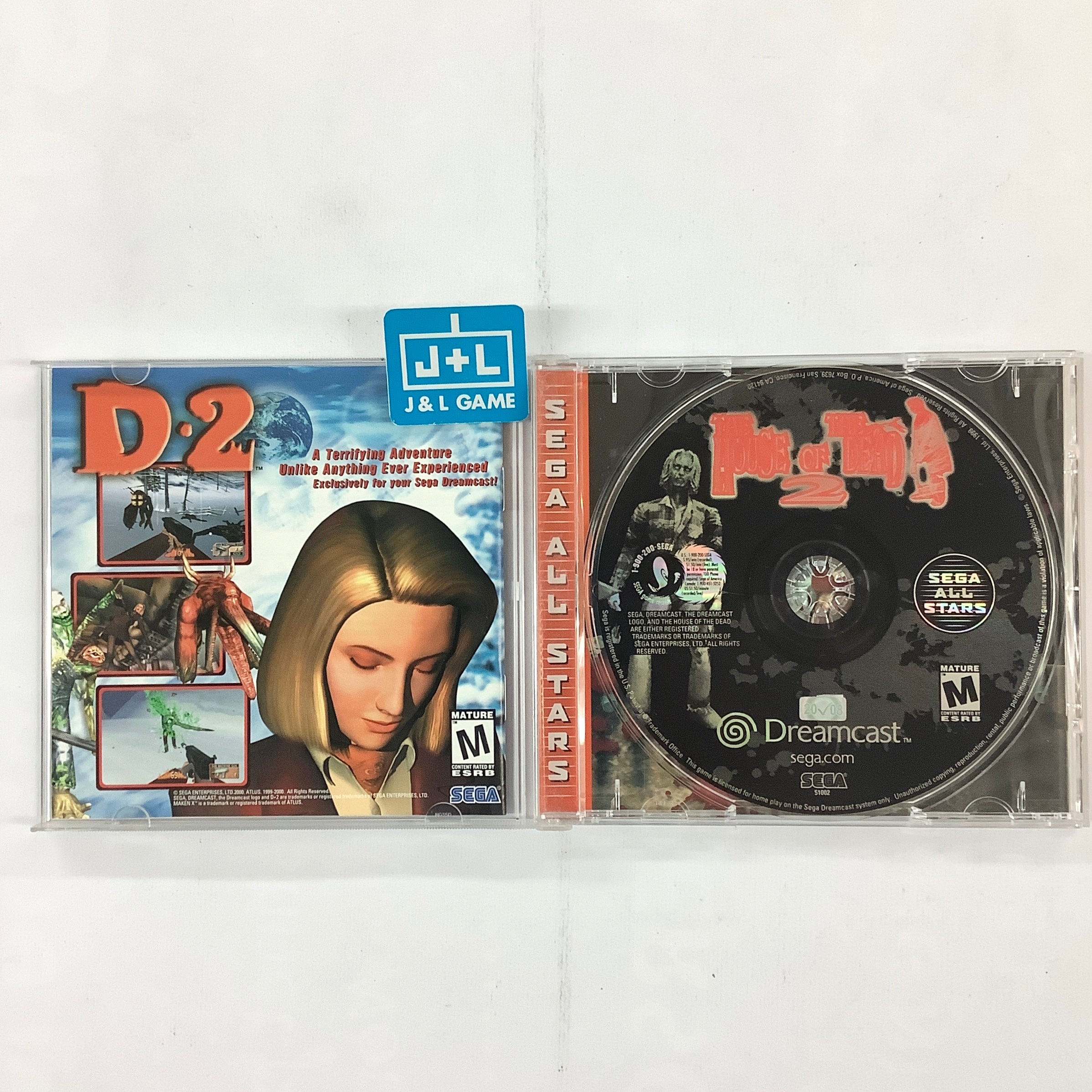The House of the Dead 2 (Sega All Stars) - (DC) SEGA Dreamcast [Pre-Owned] Video Games Sega   