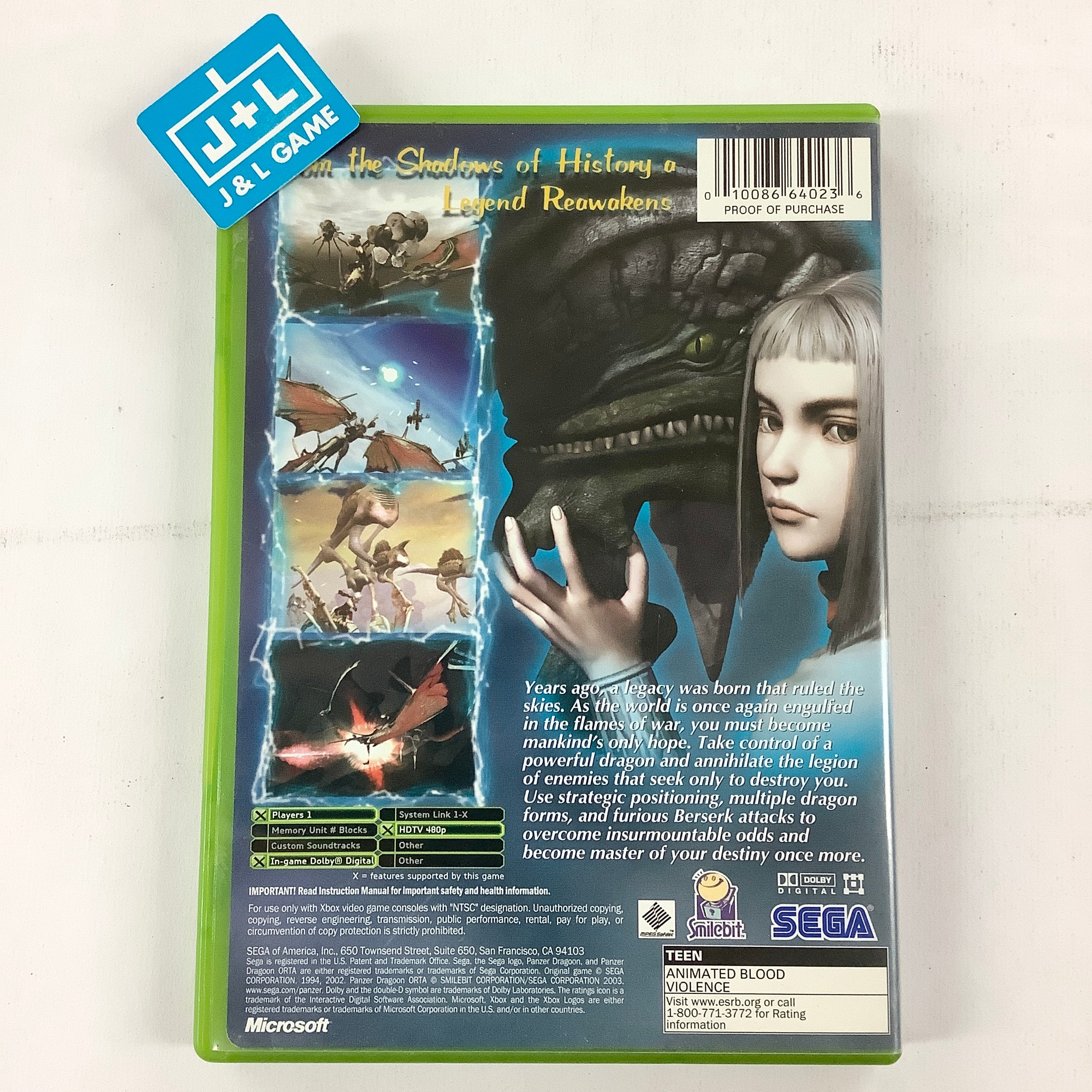 Panzer Dragoon Orta - (XB) Xbox [Pre-Owned] | J&L Game