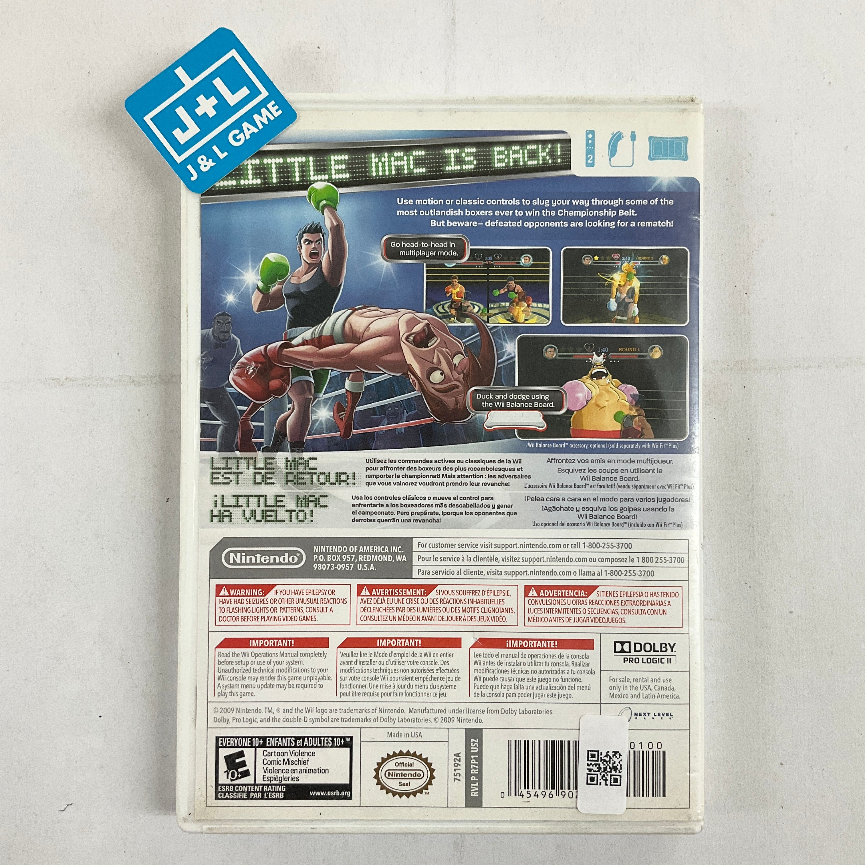 Punch-Out!! (Nintendo Selects) - Nintendo Wii [Pre-Owned] Video Games Nintendo   
