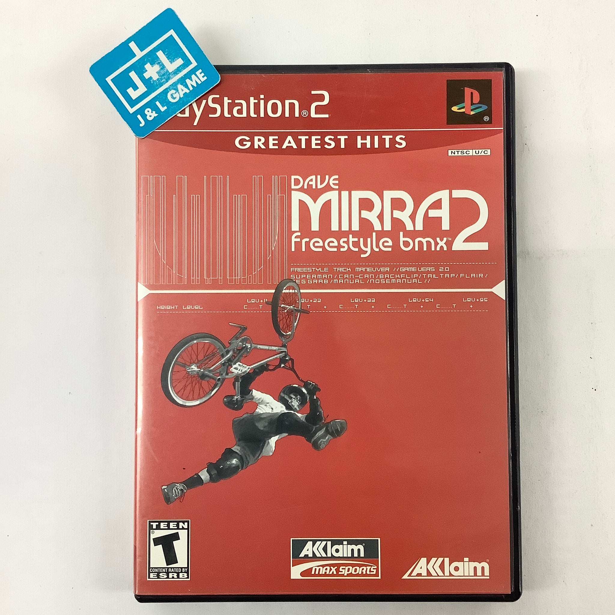 Dave Mirra Freestyle BMX 2 (Greatest Hits) - (PS2) PlayStation 2 [Pre-Owned] Video Games Acclaim   