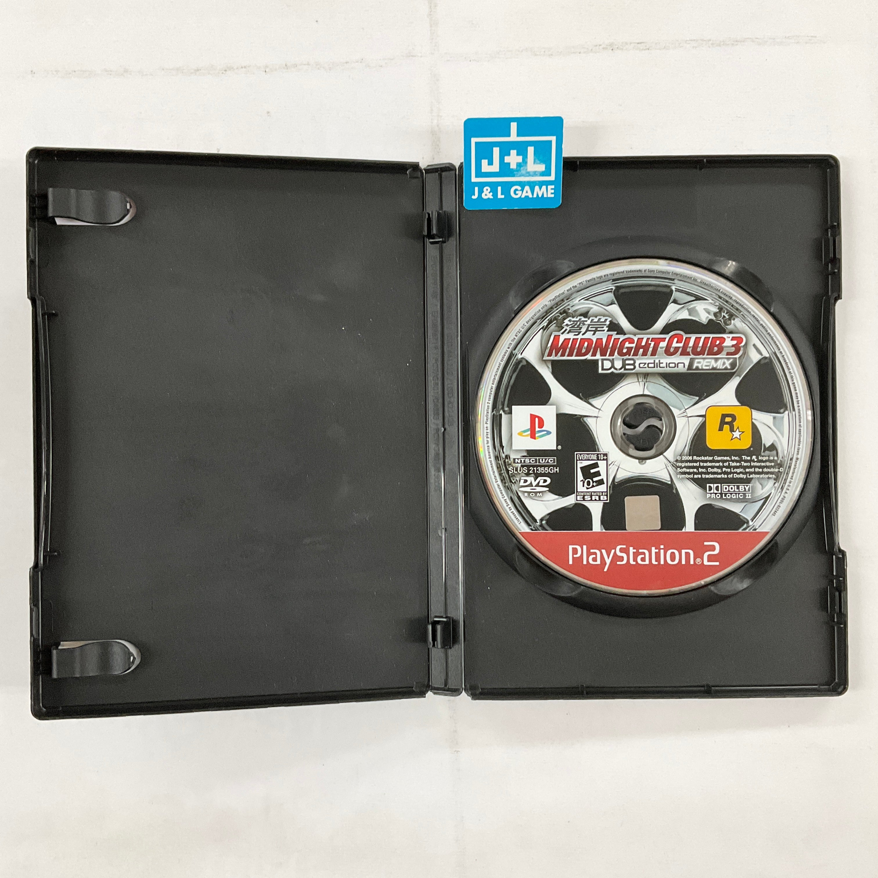 Midnight Club 3: DUB Edition Remix (Greatest Hits) - (PS2) PlayStation 2 [Pre-Owned] Video Games Rockstar Games   