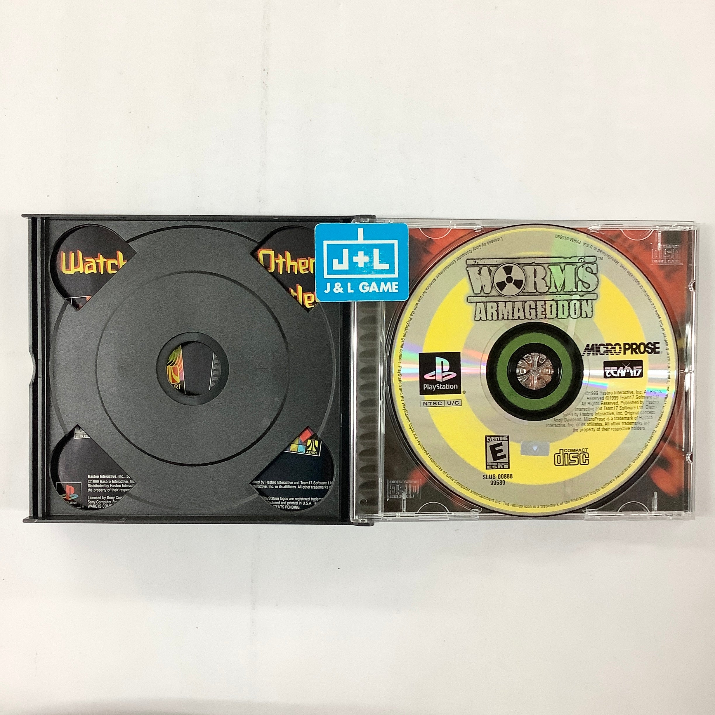 Worms Armageddon - (PS1) PlayStation 1 [Pre-Owned] Video Games MicroProse   