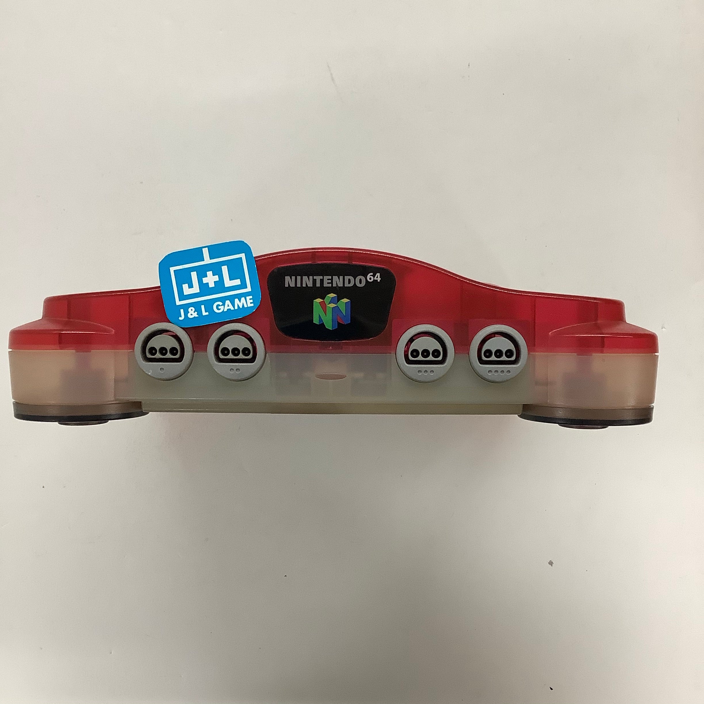 Nintendo 64 Hardware Console (Clear Red) - (N64) Nintendo 64