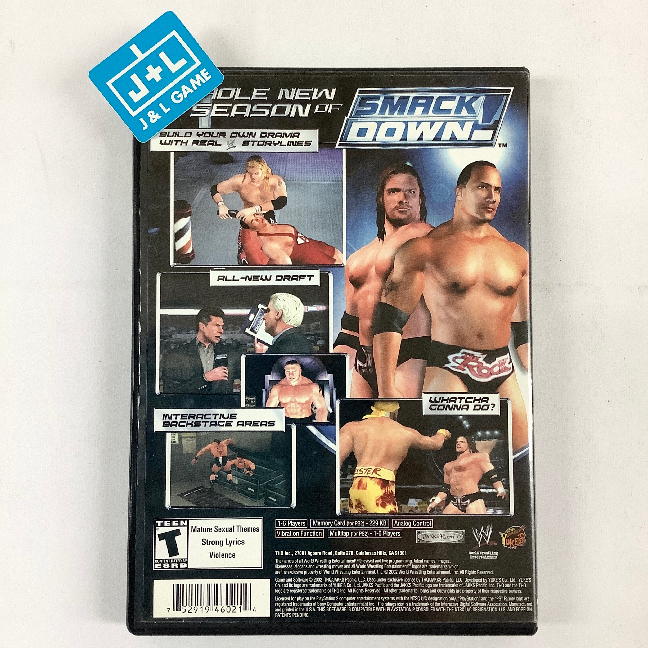 WWE SmackDown! Shut Your Mouth - (PS2) PlayStation 2 [Pre-Owned] Video Games THQ   