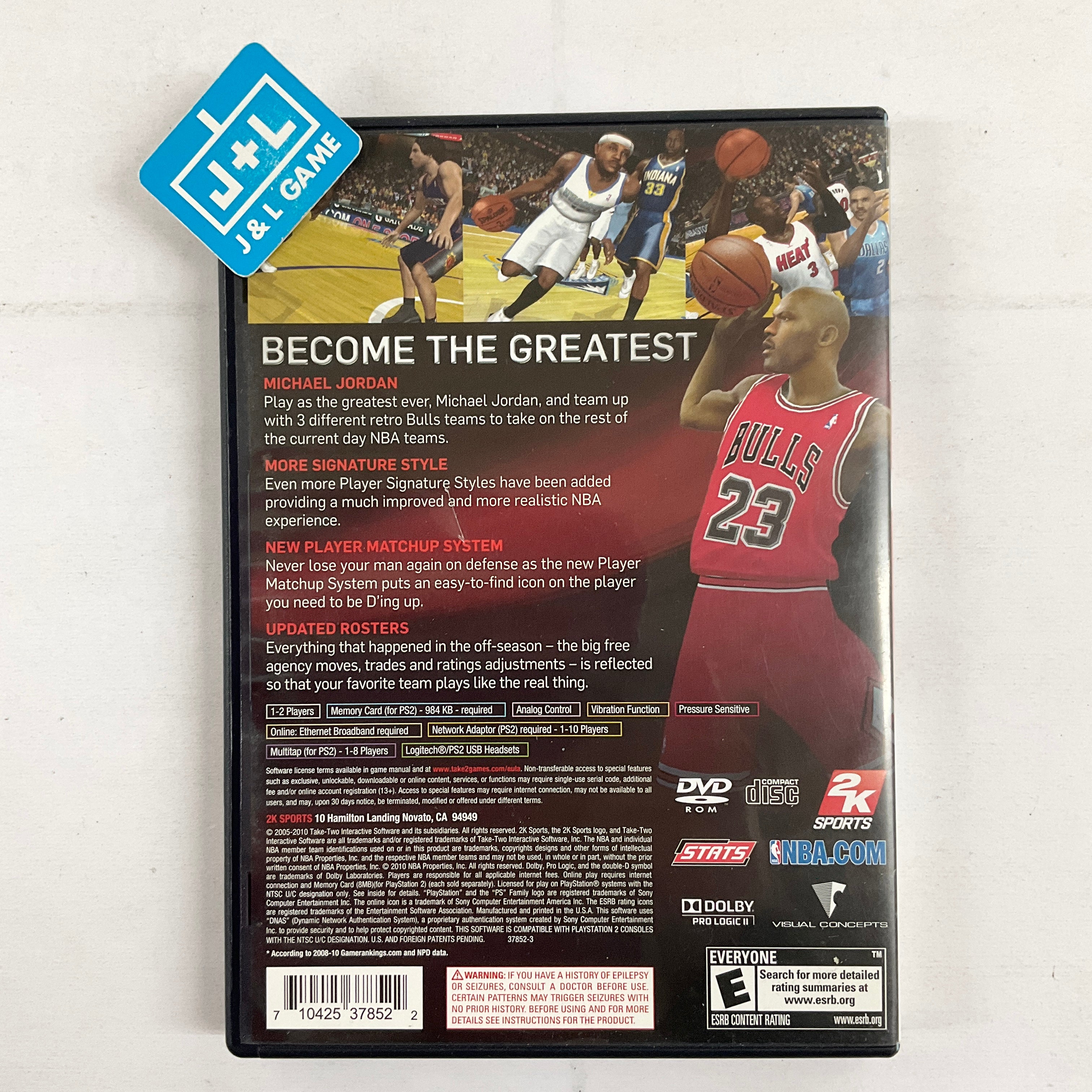 NBA 2K11 - (PS2) PlayStation 2 [Pre-Owned] Video Games 2K Sports   