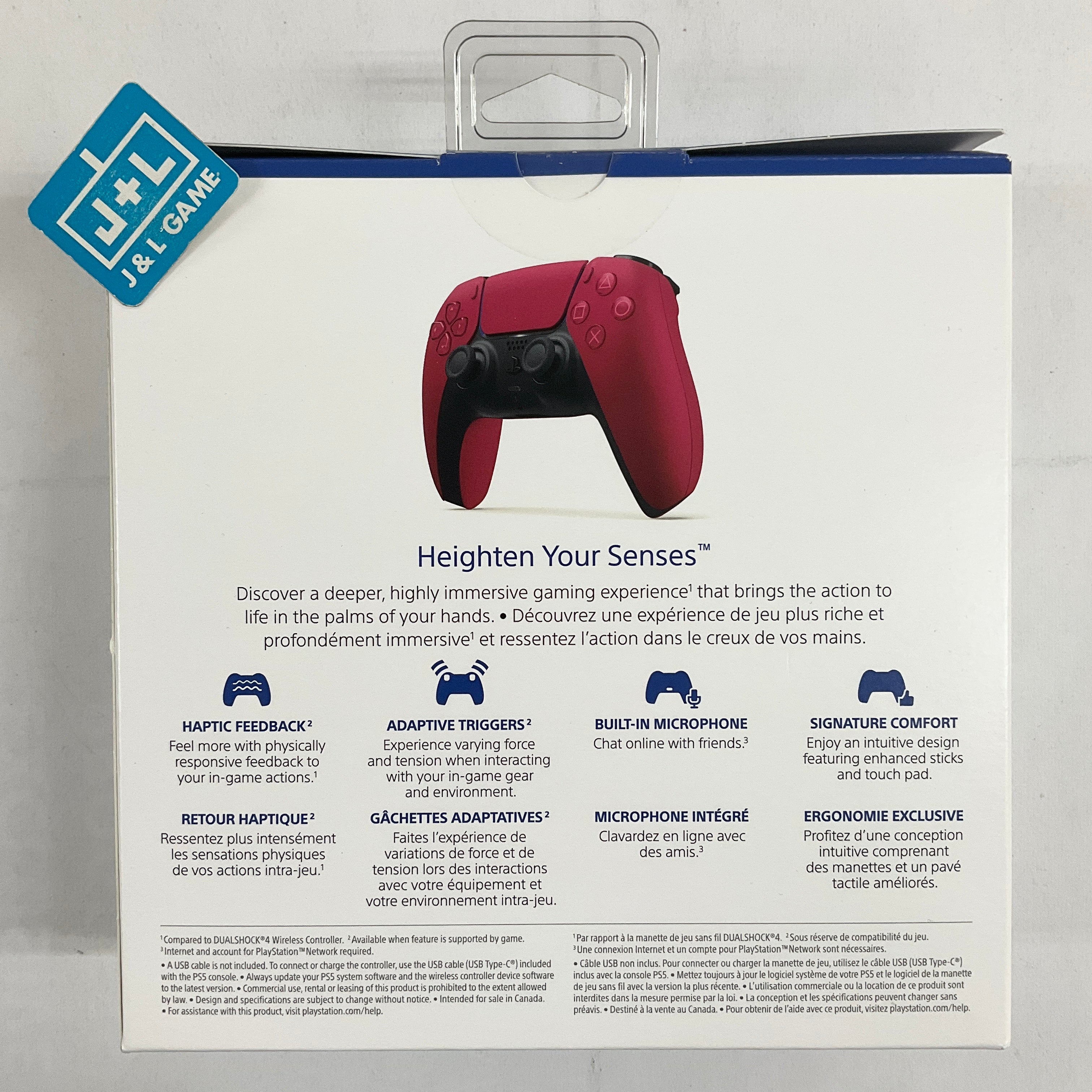 SONY PlayStation 5 DualSense Wireless Controller (Cosmic Red) - (PS5) PlayStation 5 (Canadian Import) Accessories SONY   