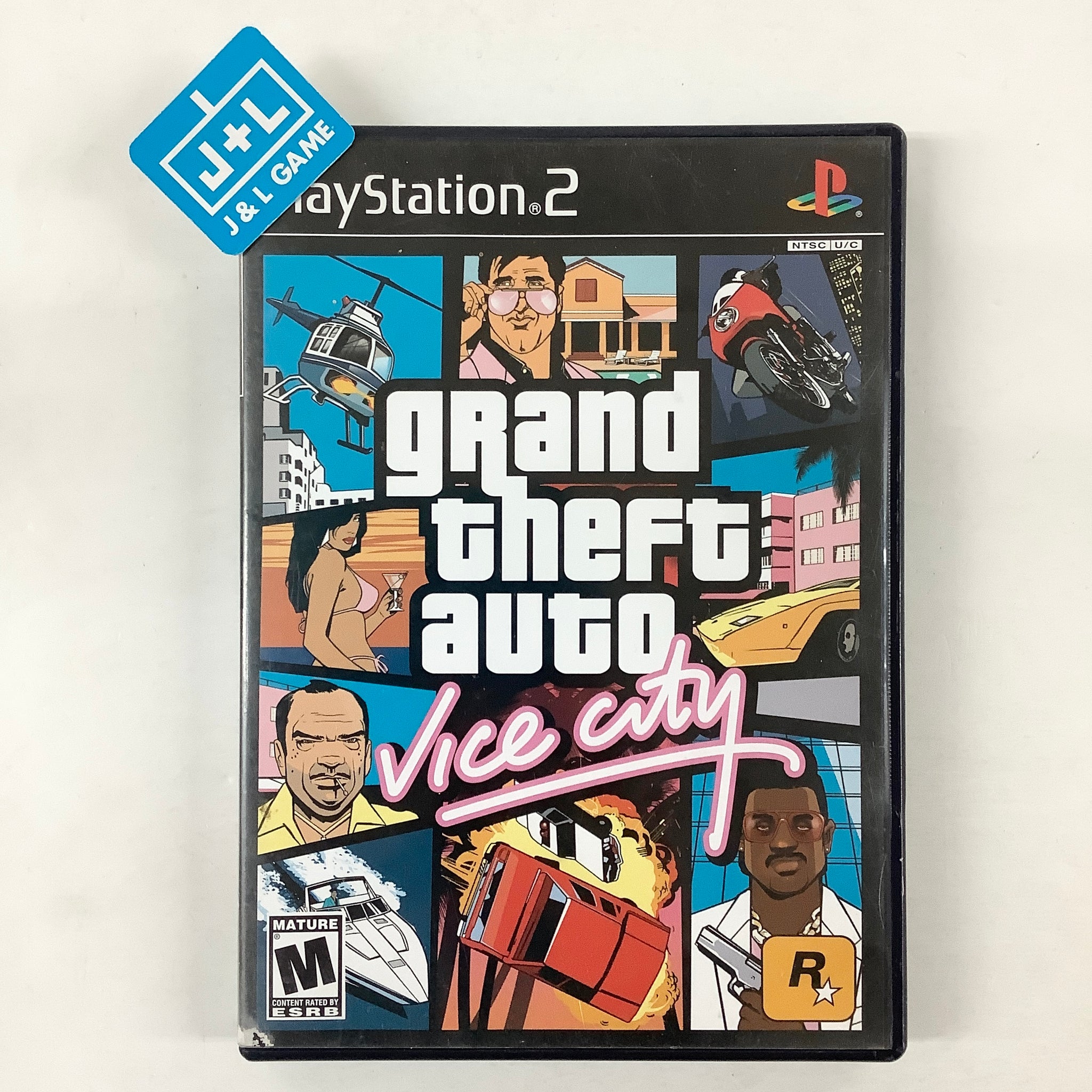 Grand Theft Auto: Vice City - (PS2) PlayStation 2 [Pre-Owned] Video Games Rockstar Games   