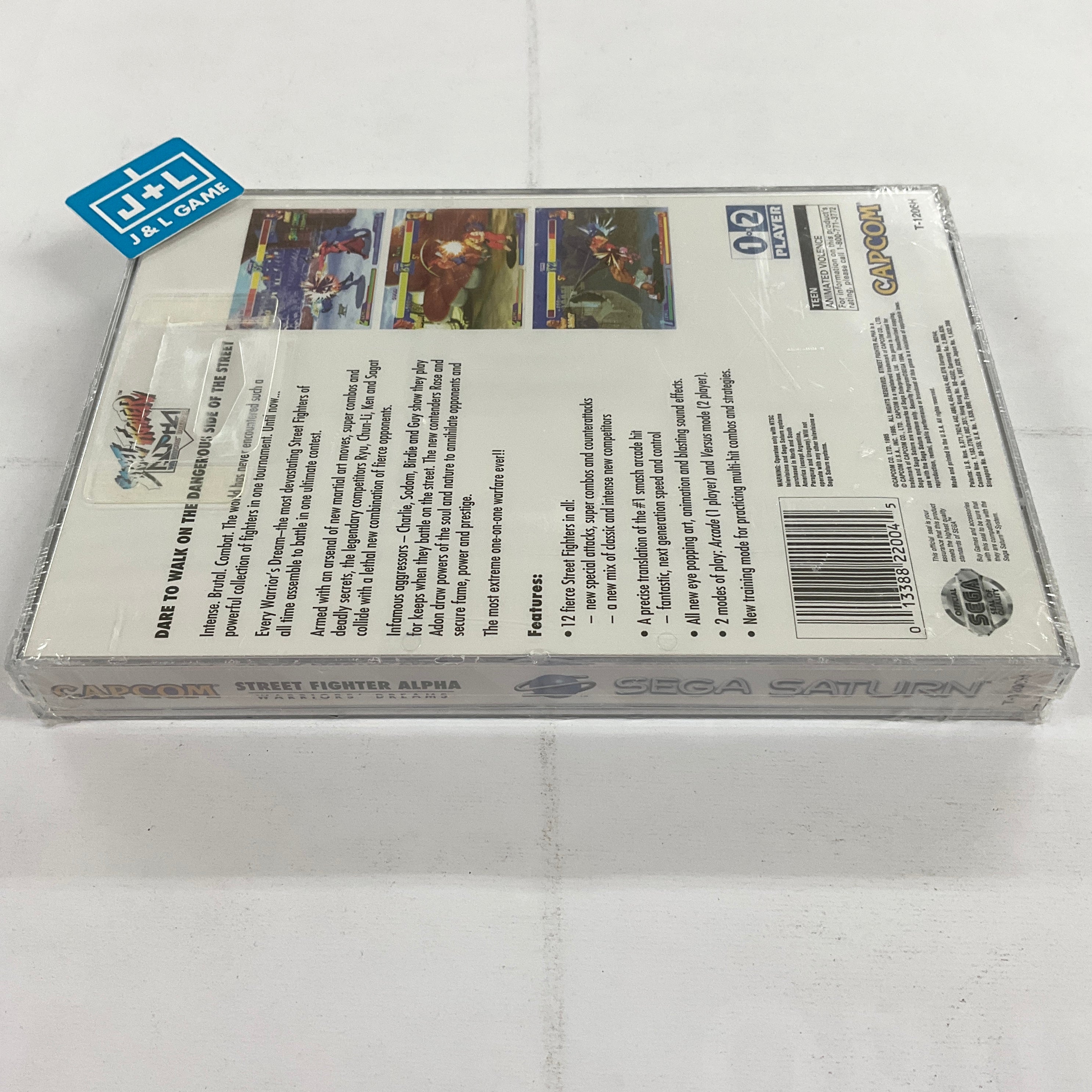 Street Fighter Alpha: Warriors' Dreams - (SS) SEGA Saturn Video Games Capcom   