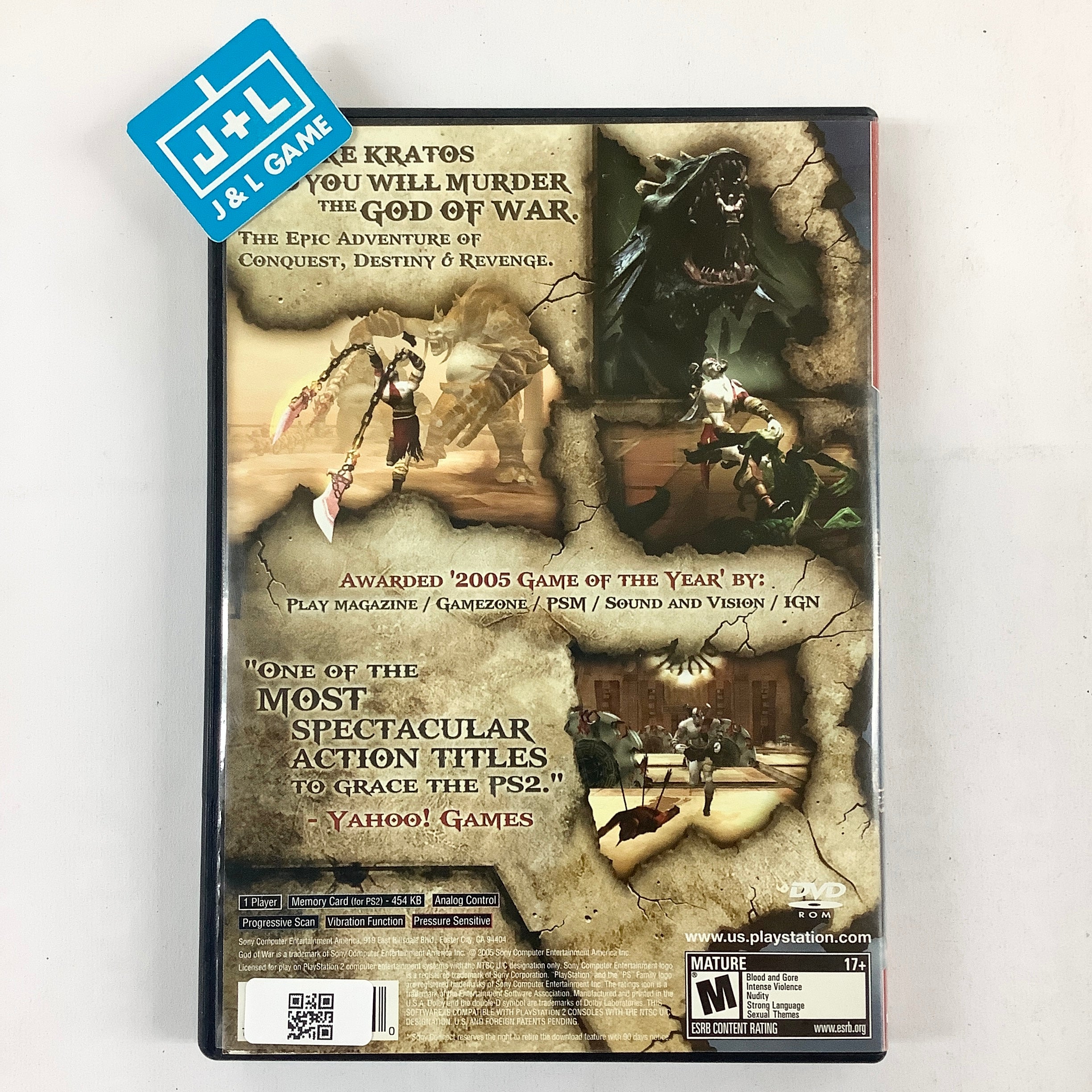 God of War (Greatest Hits) - (PS2) PlayStation 2 [Pre-Owned