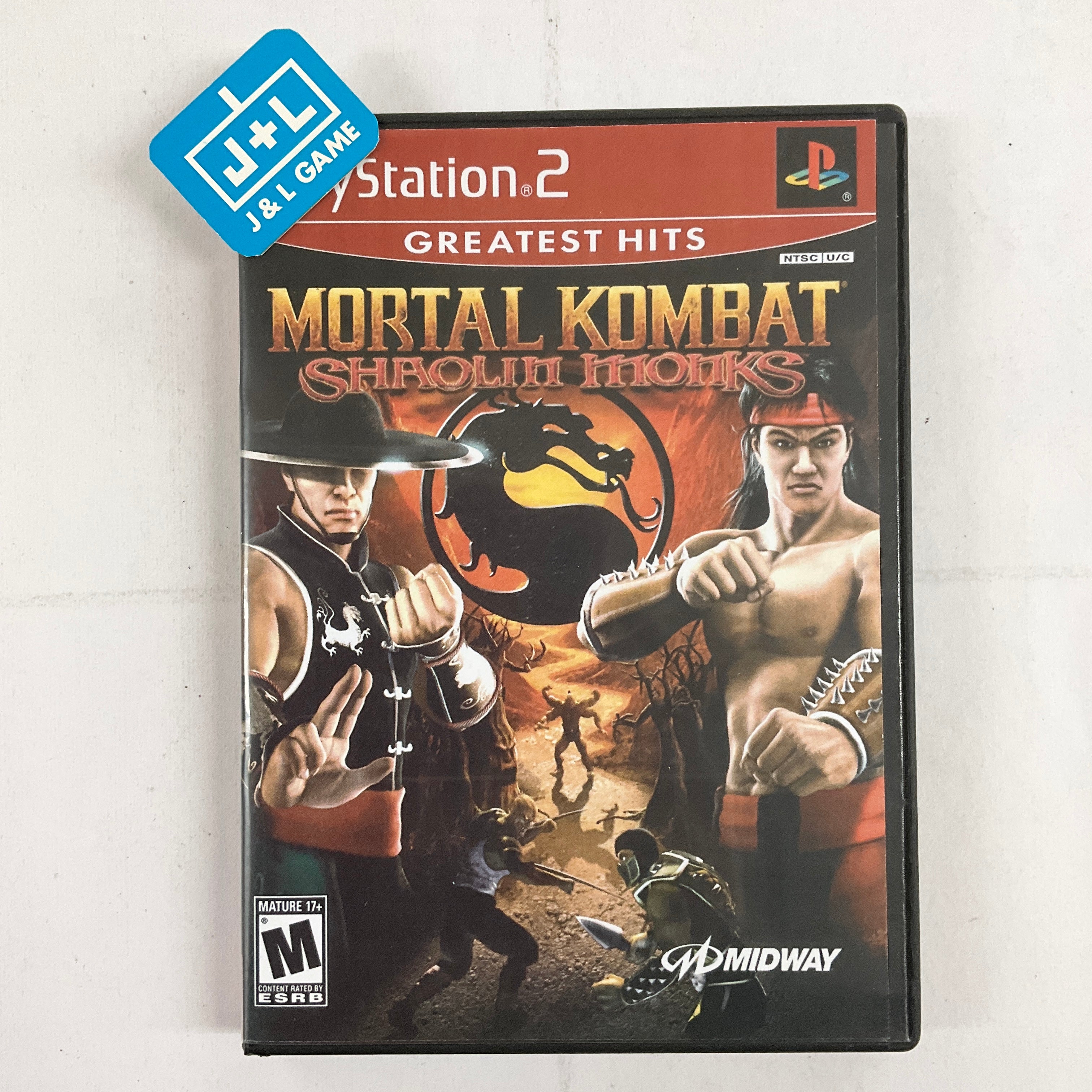 Mortal Kombat: Shaolin Monks (Greatest Hits) - (PS2) PlayStation 2 [Pre-Owned] Video Games Midway   