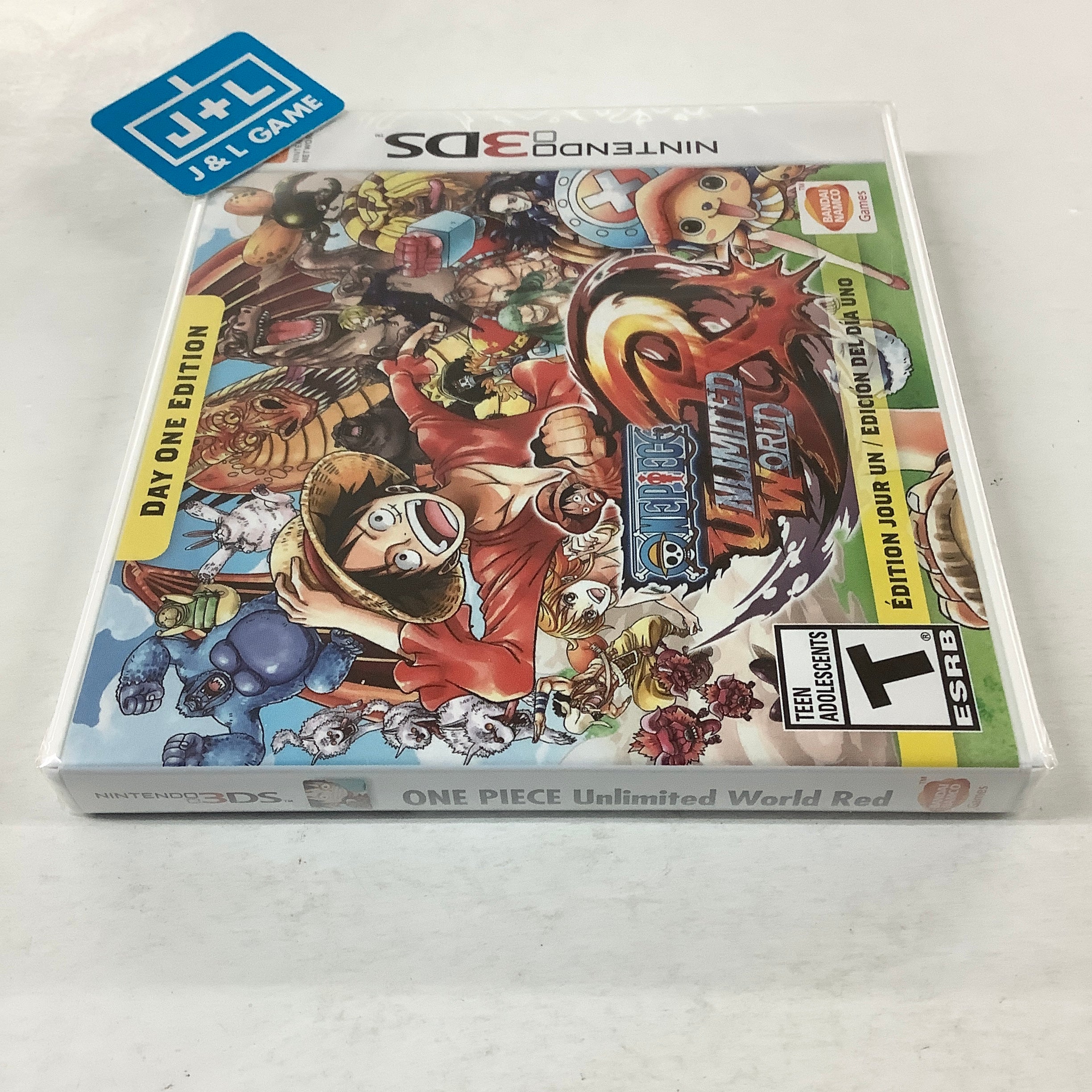 One Piece: Unlimited World Red: Day One Edition - Nintendo 3DS Video Games BANDAI NAMCO Entertainment   