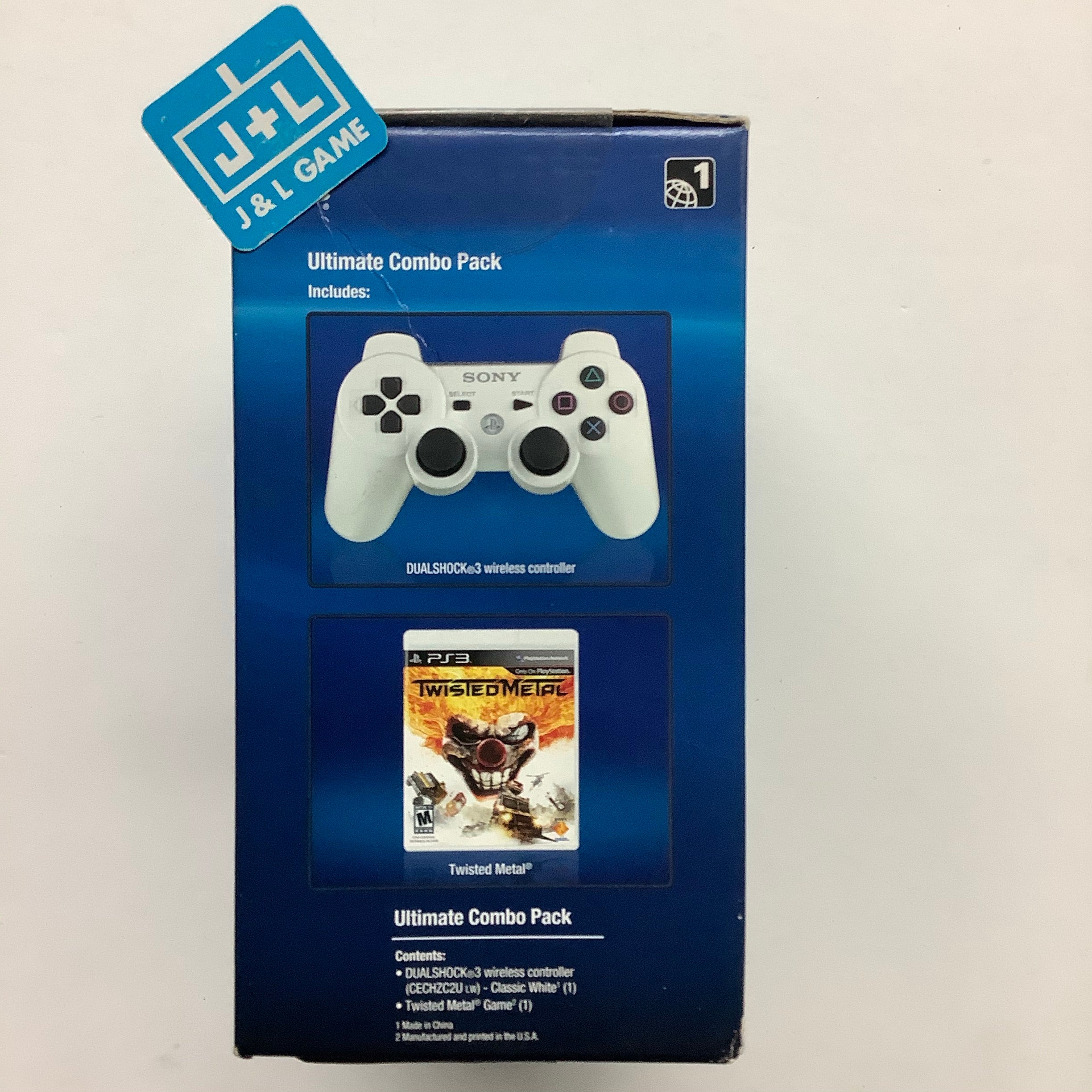 SONY Playstation 3 Twisted Metal & DUALSHOCK3 Wireless Controller - (PS3) Playstation 3 (Ultimate Combo Pack) Video Games PlayStation   